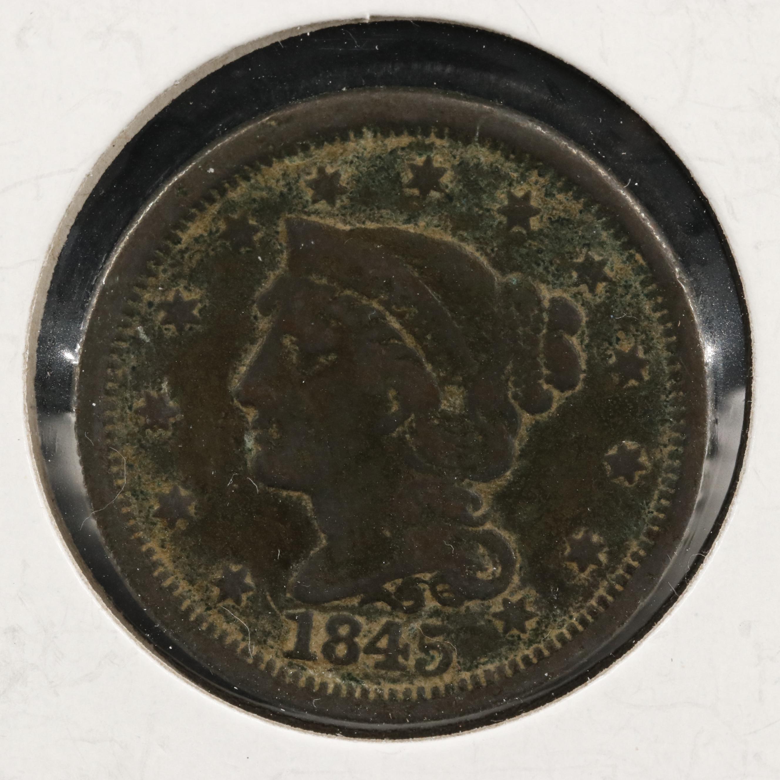 Collection of Forty Different U.S. Large Cents from 1816-1856