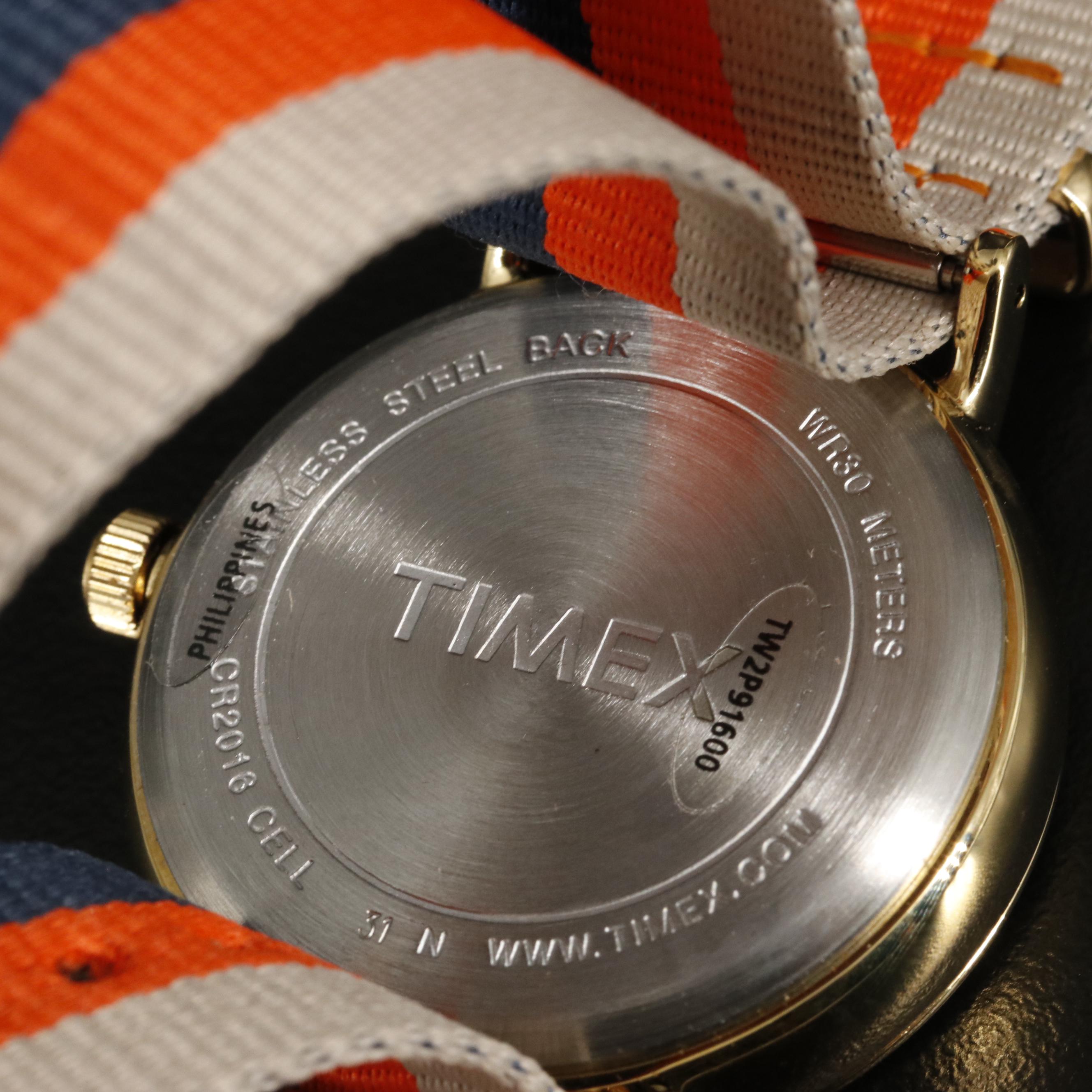 Timex Fairfield 37 mm Gold-Tone Quartz Watch