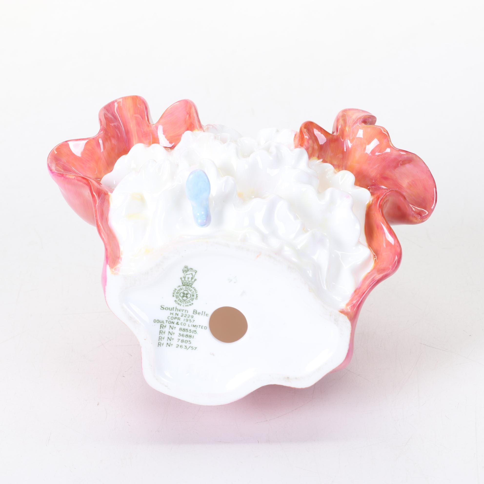 Royal Doulton "Southern Belle," "Top o' the Hill" and "Leading Lady" Figurines