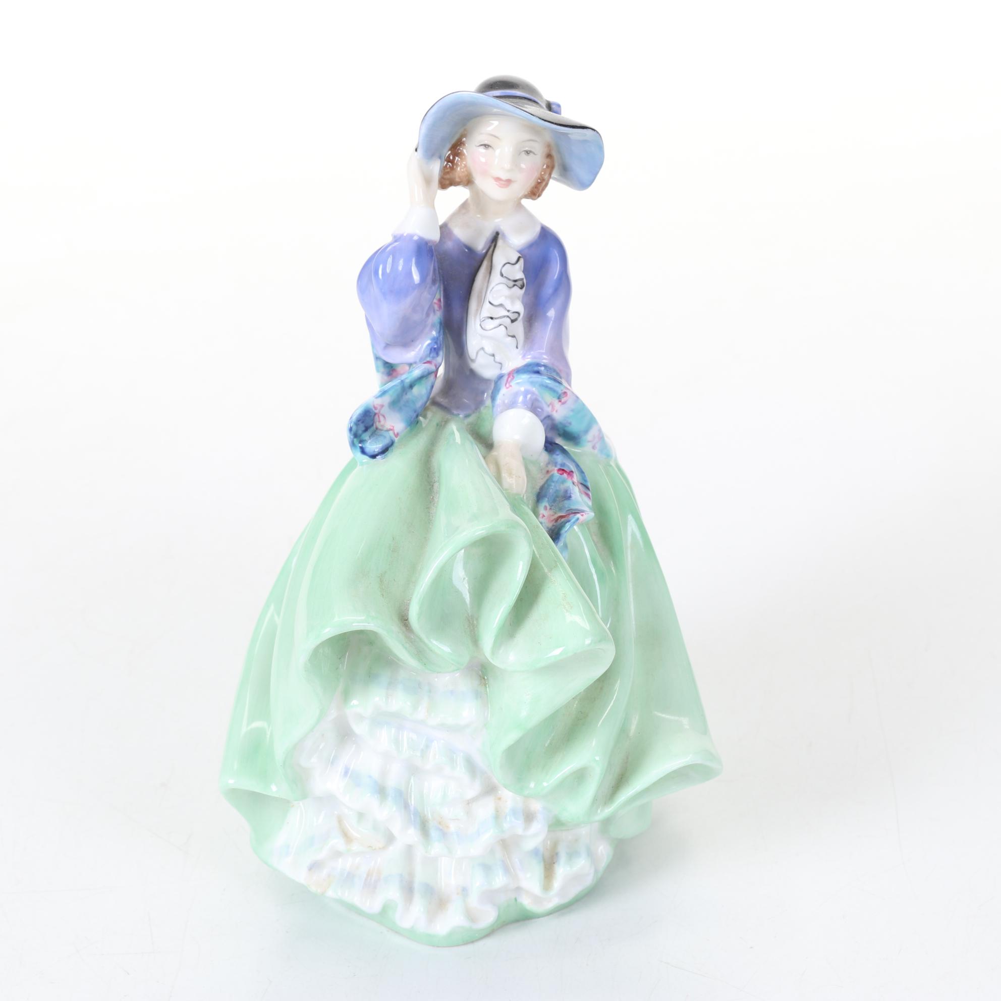 Royal Doulton "Southern Belle," "Top o' the Hill" and "Leading Lady" Figurines