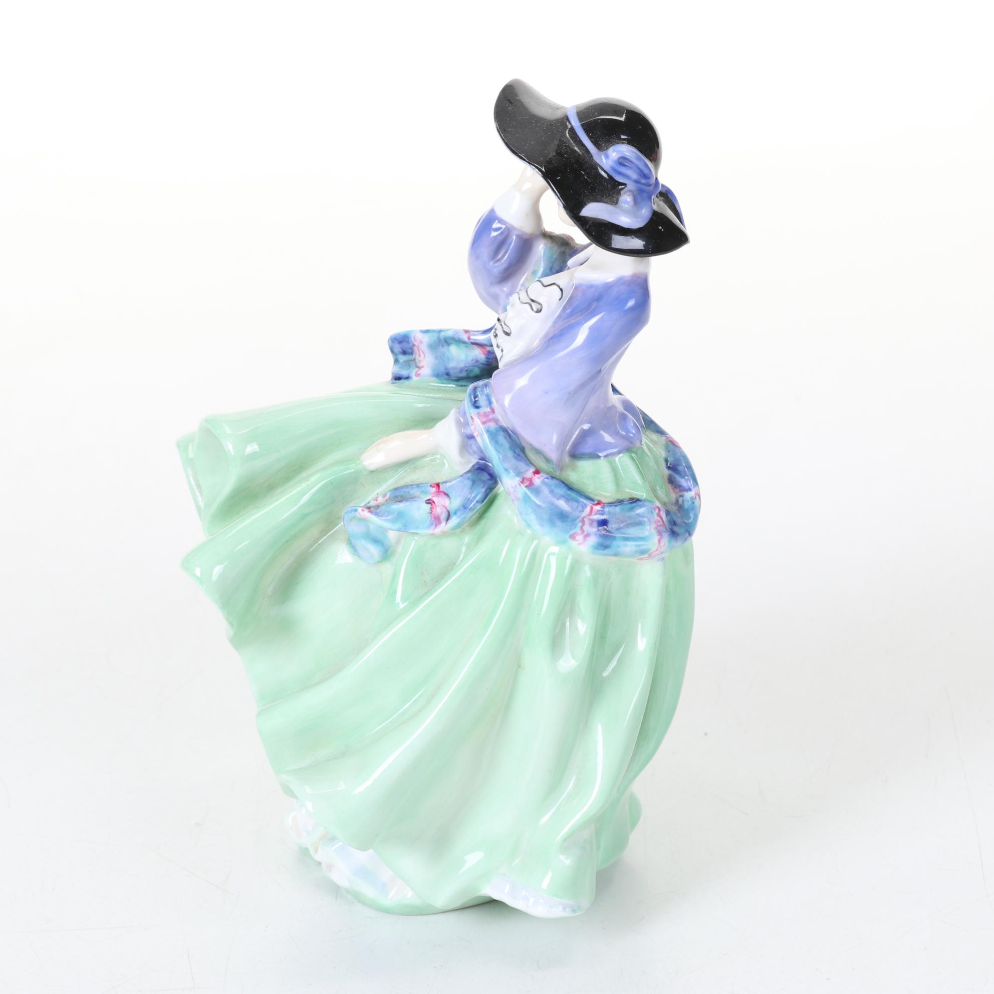 Royal Doulton "Southern Belle," "Top o' the Hill" and "Leading Lady" Figurines