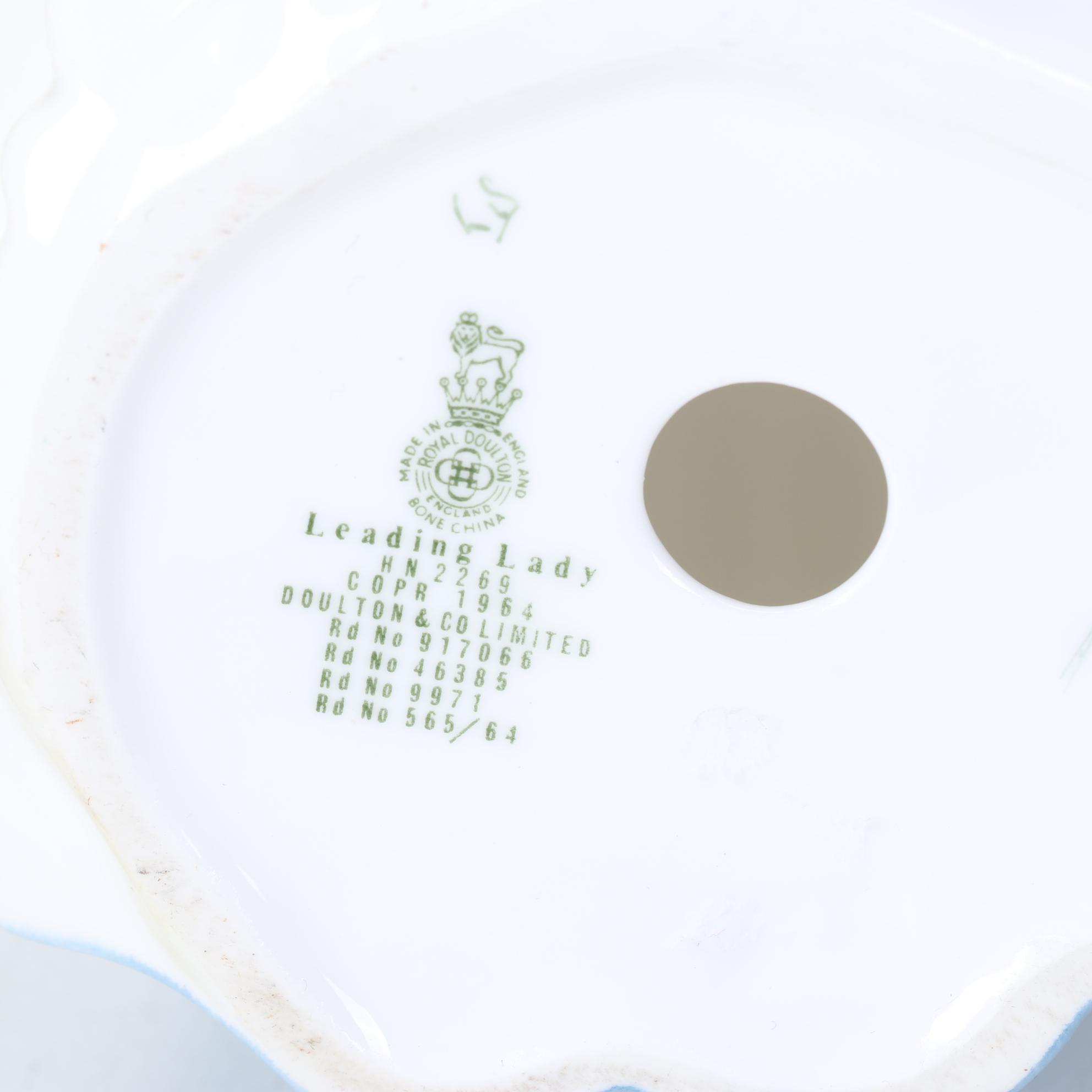 Royal Doulton "Southern Belle," "Top o' the Hill" and "Leading Lady" Figurines