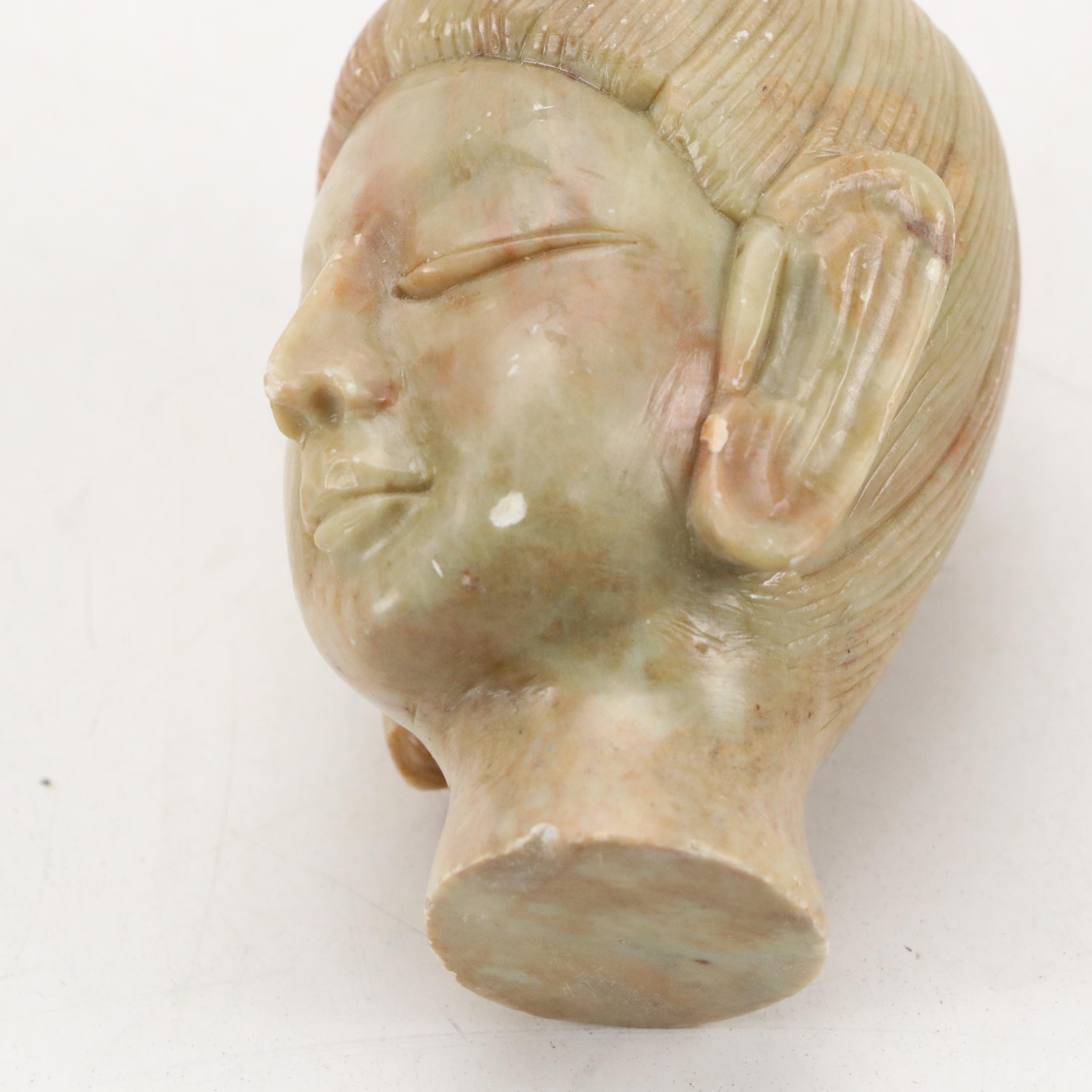 Hand-Carved Wood Buddha Statue with Ceramic and Resin Buddha Statues and More