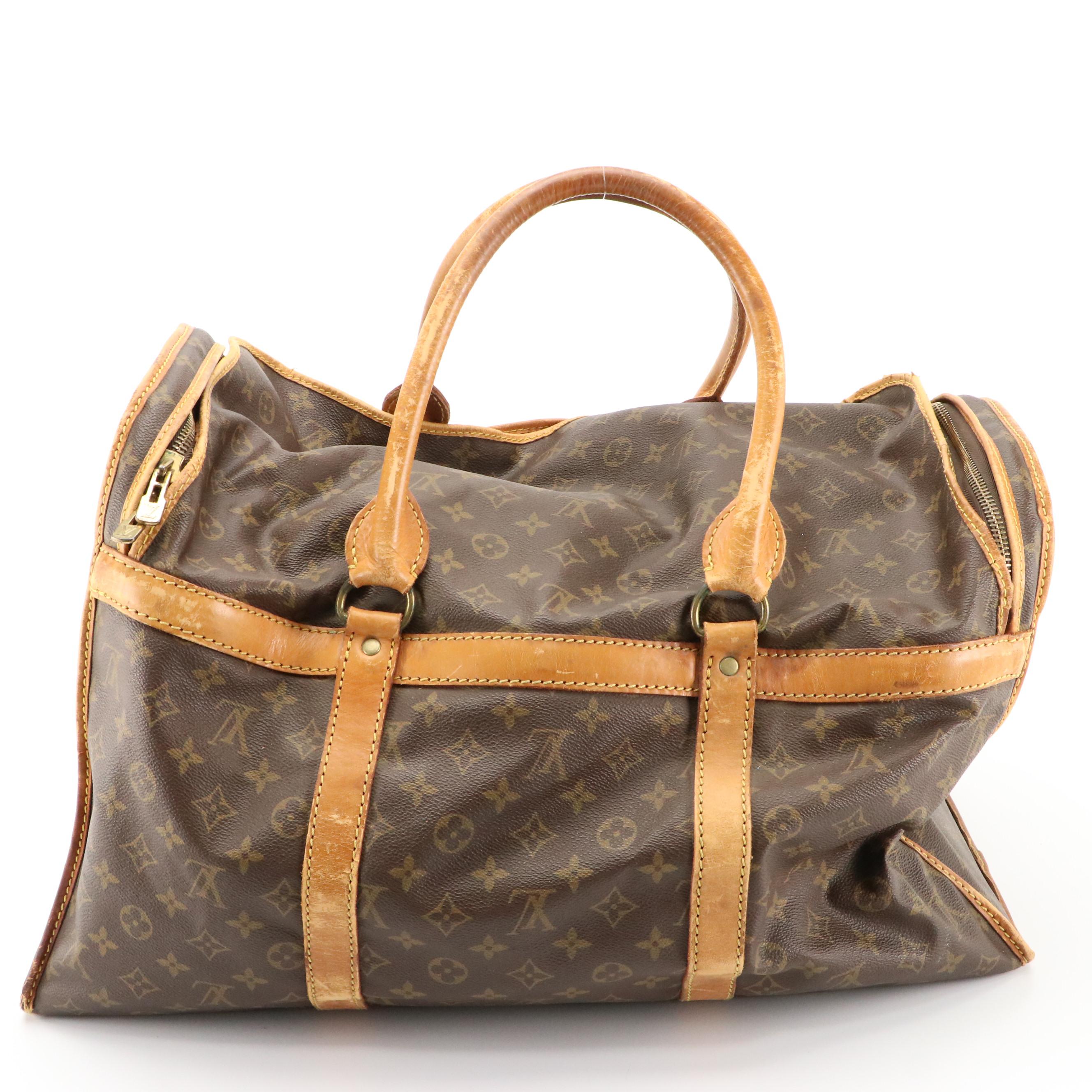 Louis Vuitton Sac Chasseur 55 in Monogram Canvas and Vachetta Leather