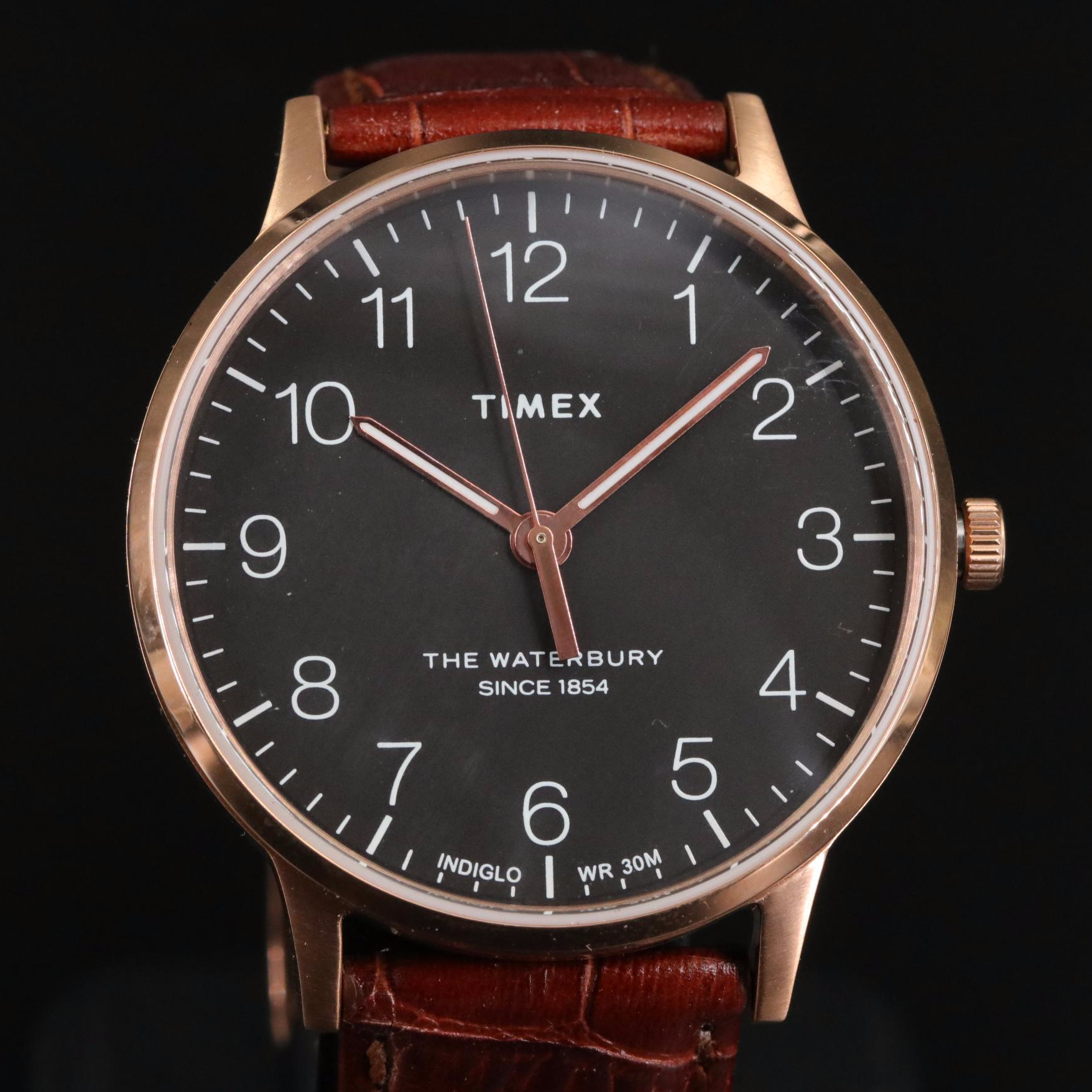 Timex Waterbury Classic Rose-Tone Stainless Steel Quartz Watch