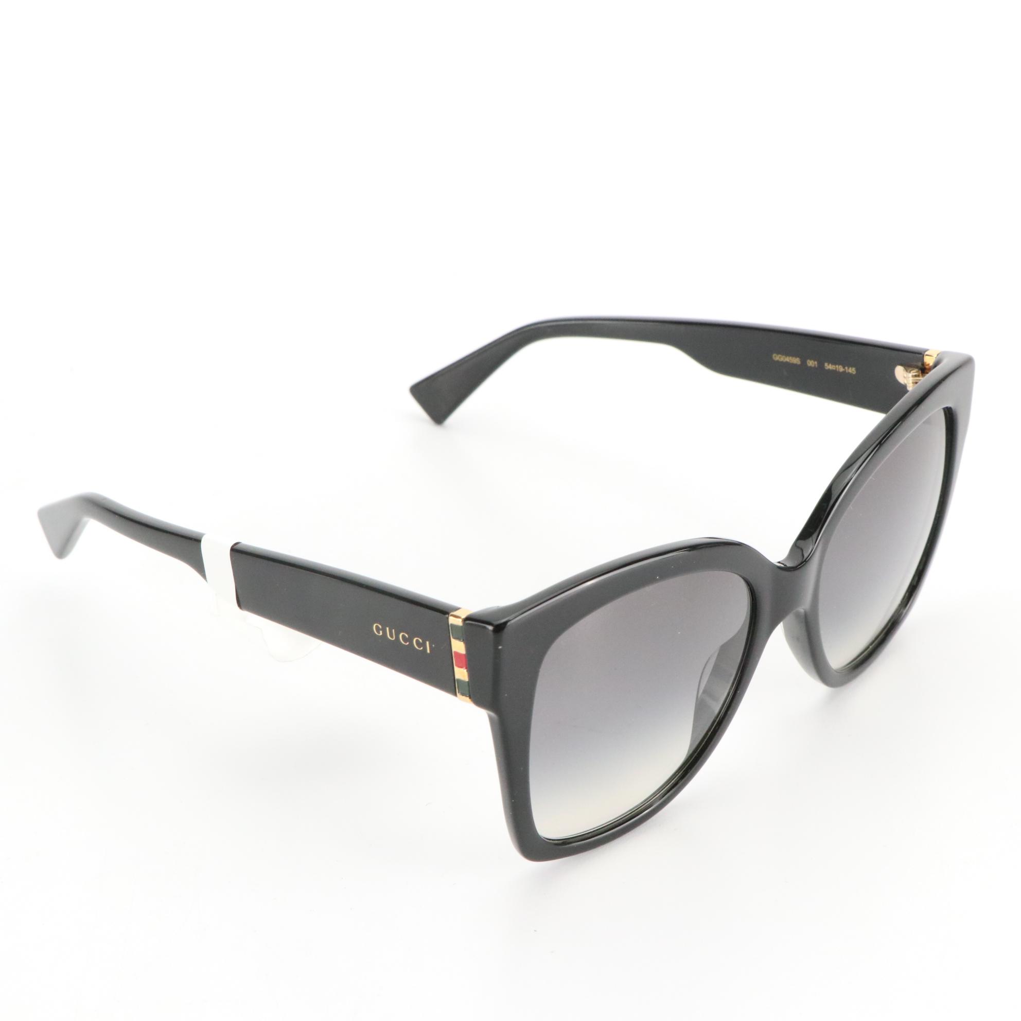Gucci GG0459S 001 Black Sunglasses with Case EBTH