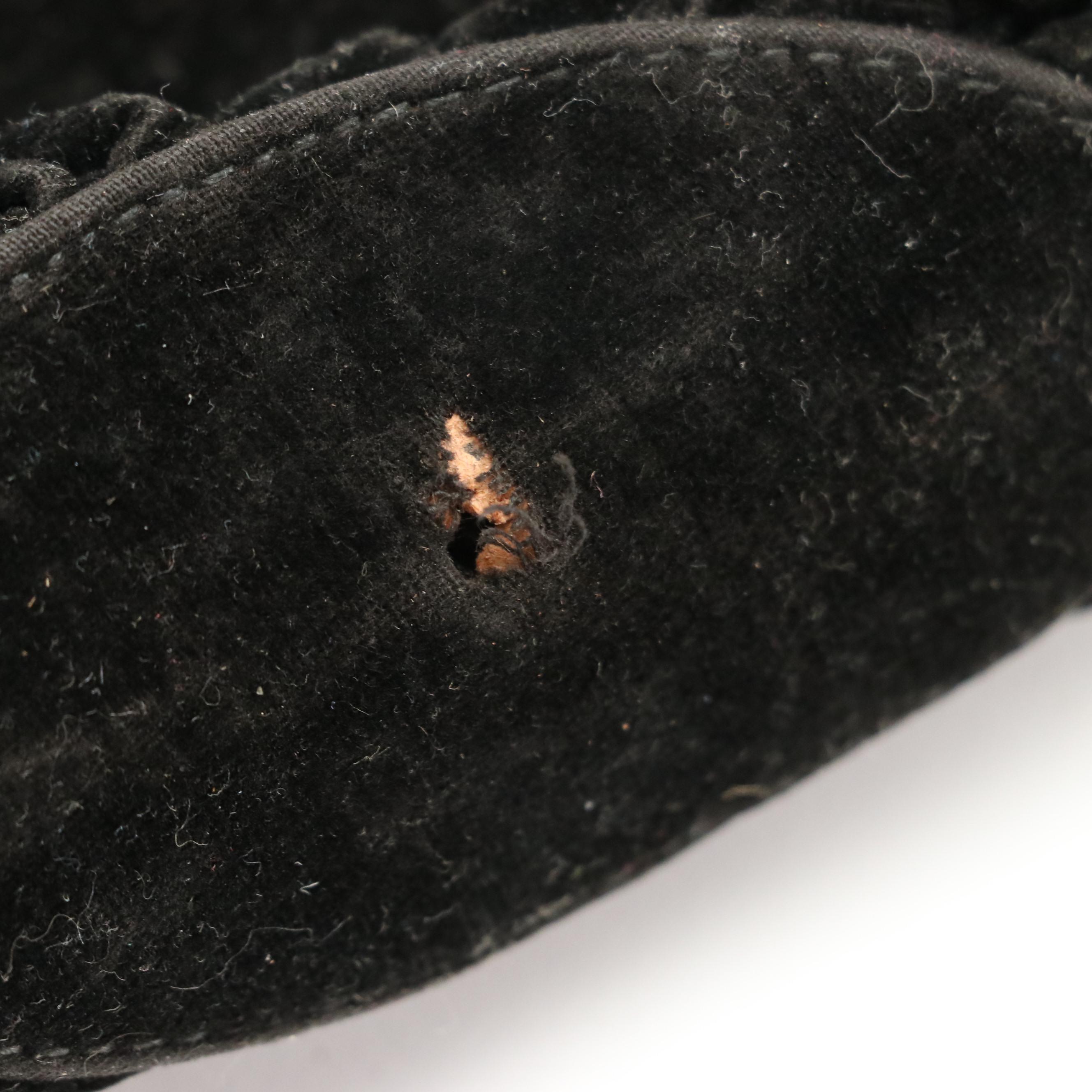 Embellished Evening Bags in Pleated Velvet and Silk Faille