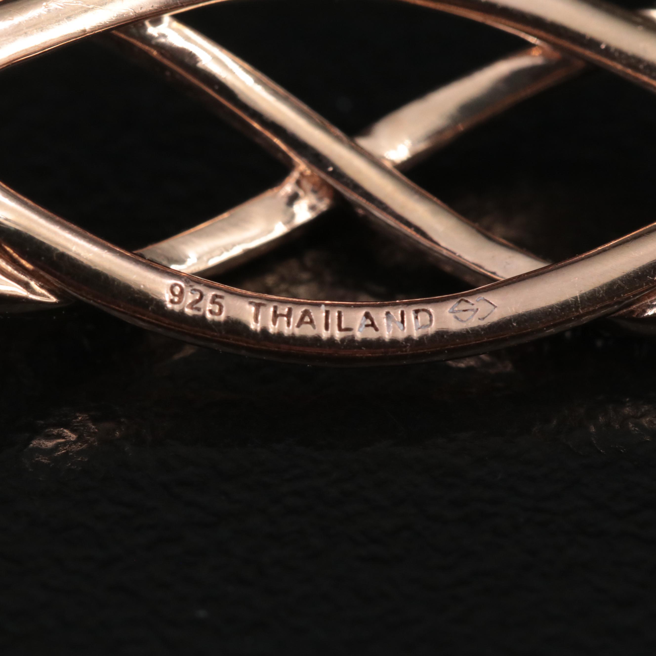 Sterling Diamond Infinity Bracelet