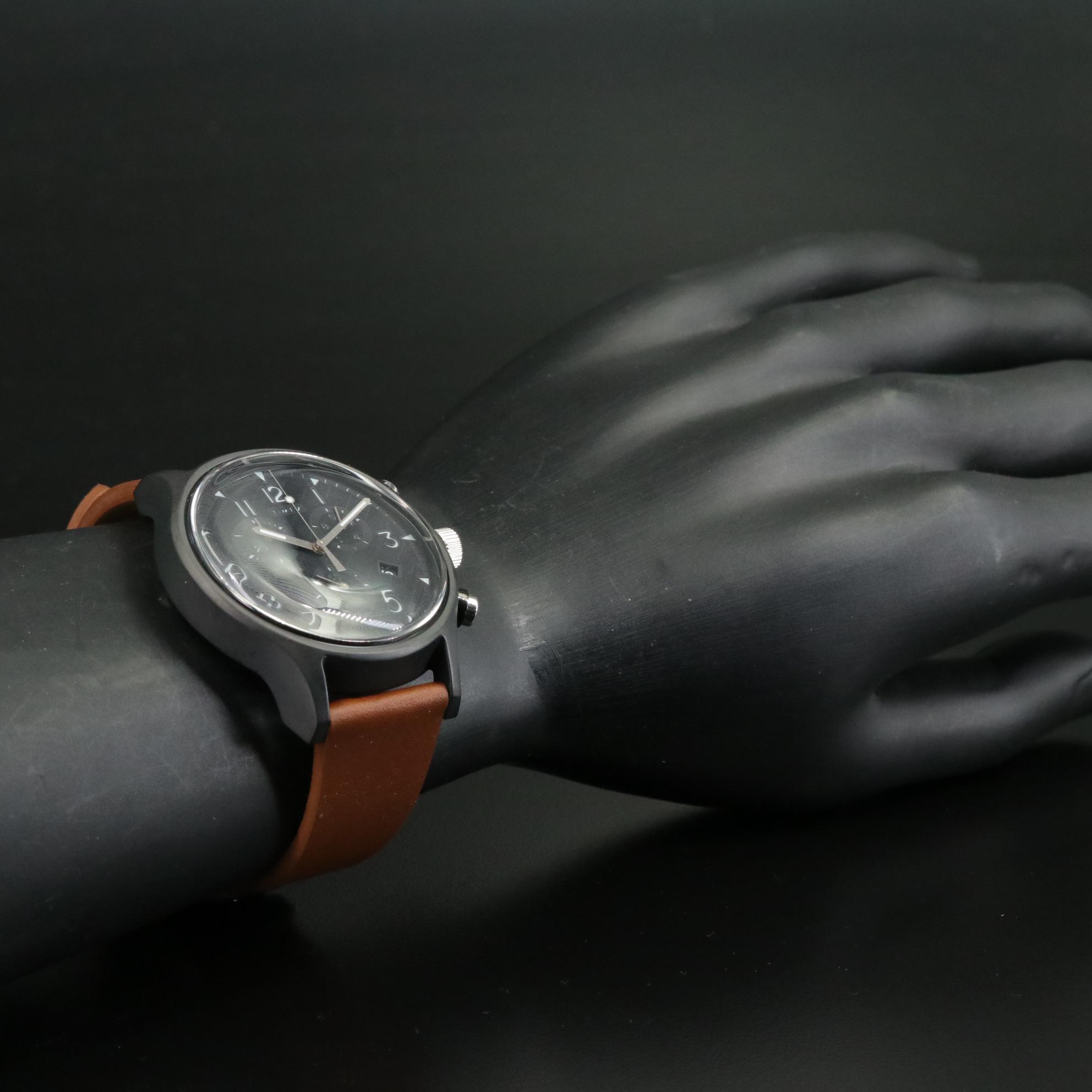 Timex MK1 Supernova Chronograph Quartz Watch with Black Dial