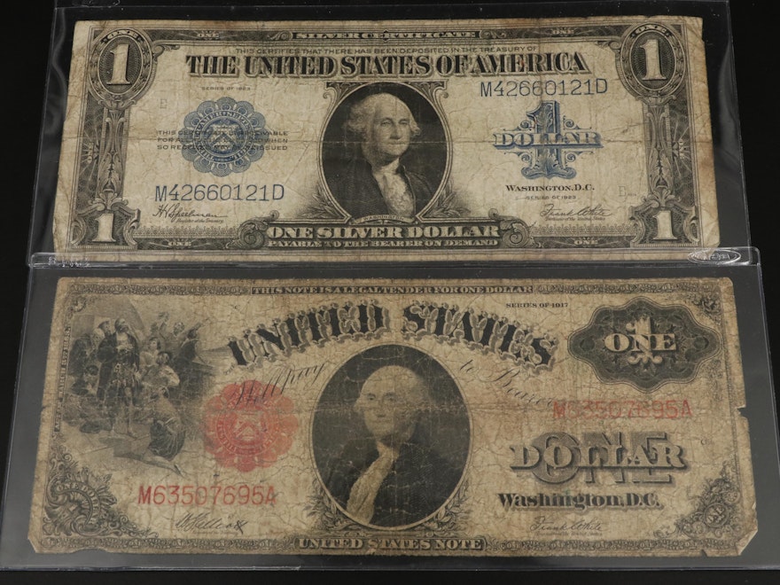 Four Early 20th Century Large Format U.S. Banknotes | EBTH
