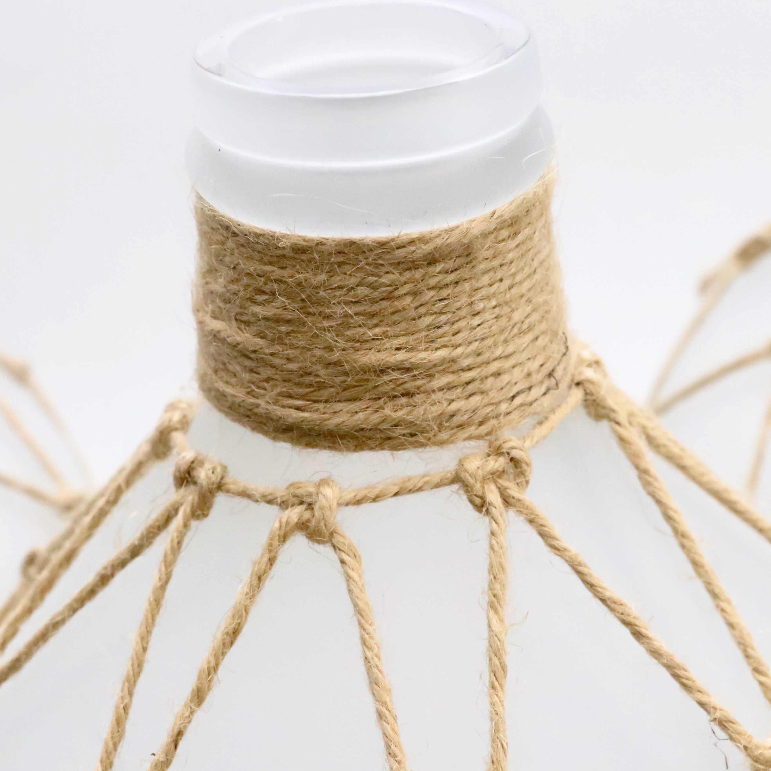 Rope and Raffia Wrapped Bottles, Driftwood and Other Nautical Décor