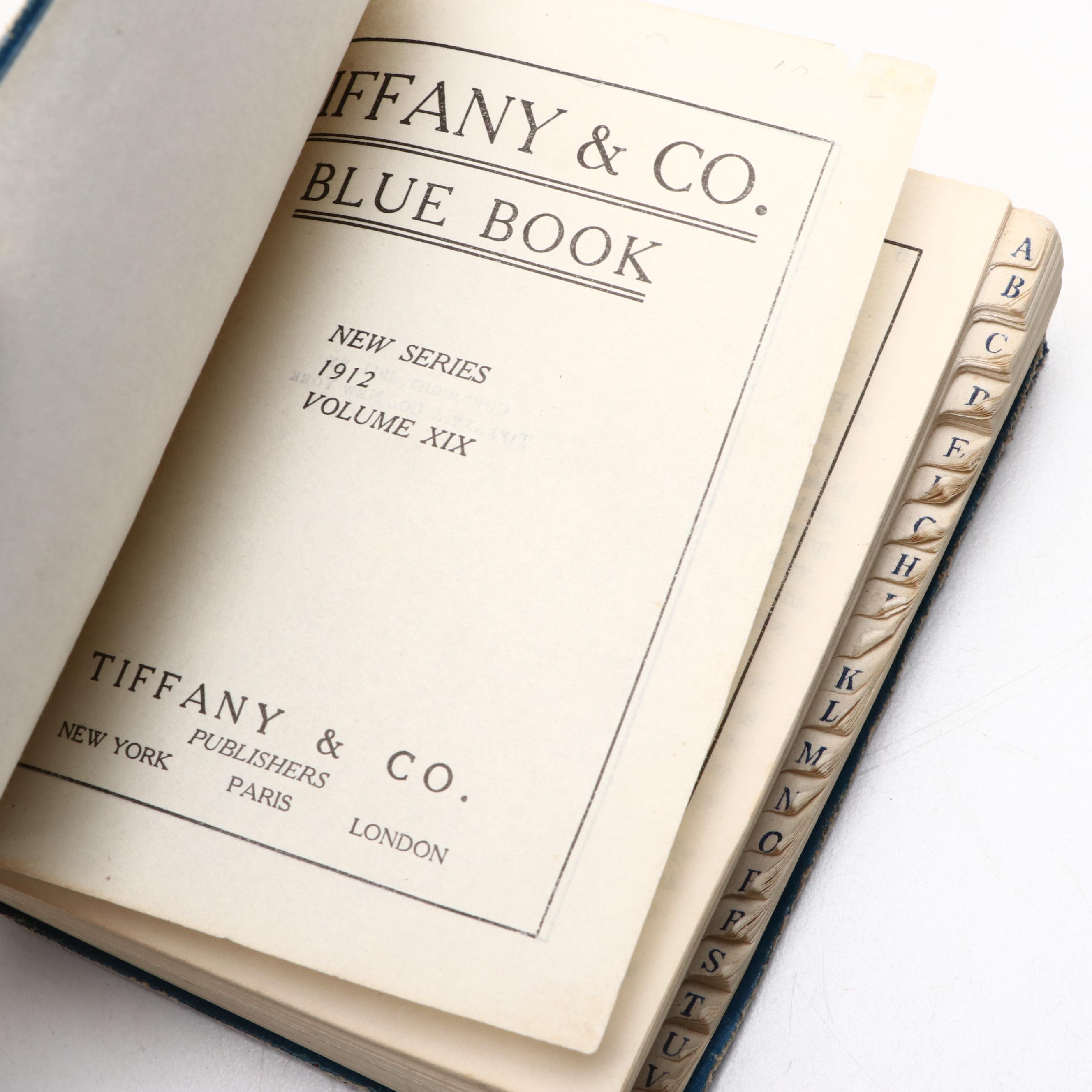 "Tiffany & Co. Blue Book for 1912" Catalog, Early 20th Century