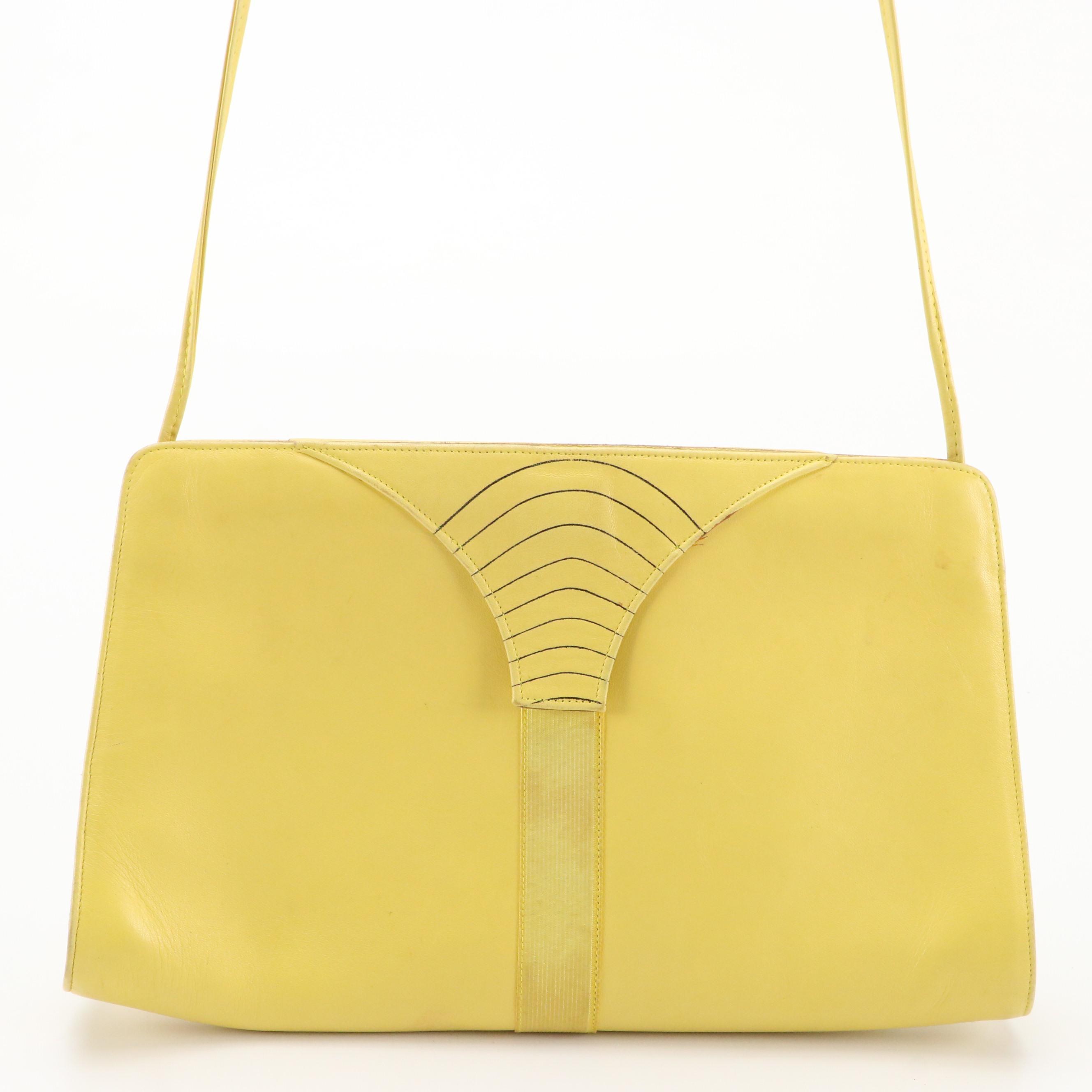 Charles Jourdan Orange & Yellow Leather Crossbody Bags, Furla Neon Shoulder Bag