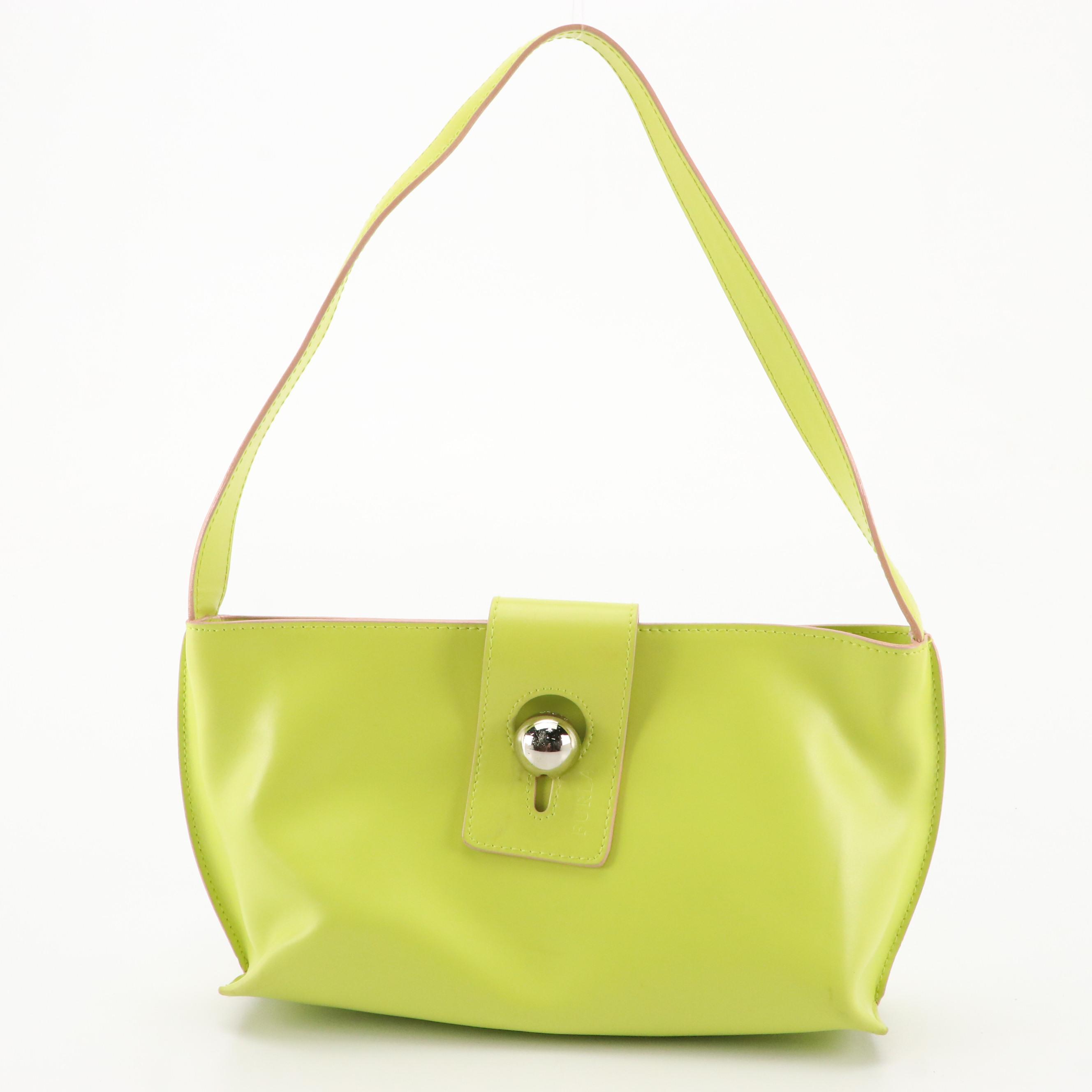 Charles Jourdan Orange & Yellow Leather Crossbody Bags, Furla Neon Shoulder Bag