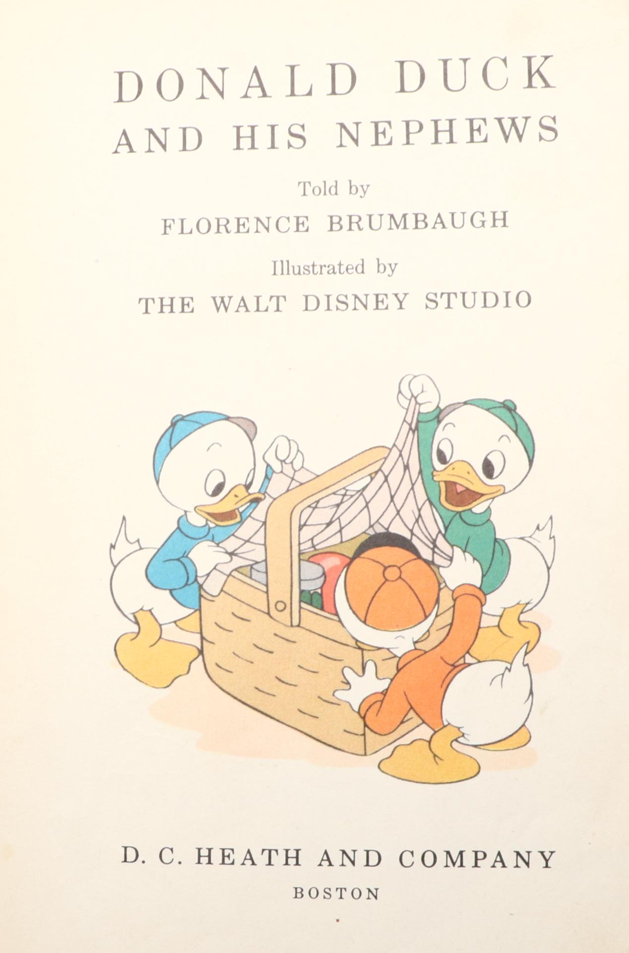 Illustrated "Donald Duck and His Friends" by Jean Ayer and More