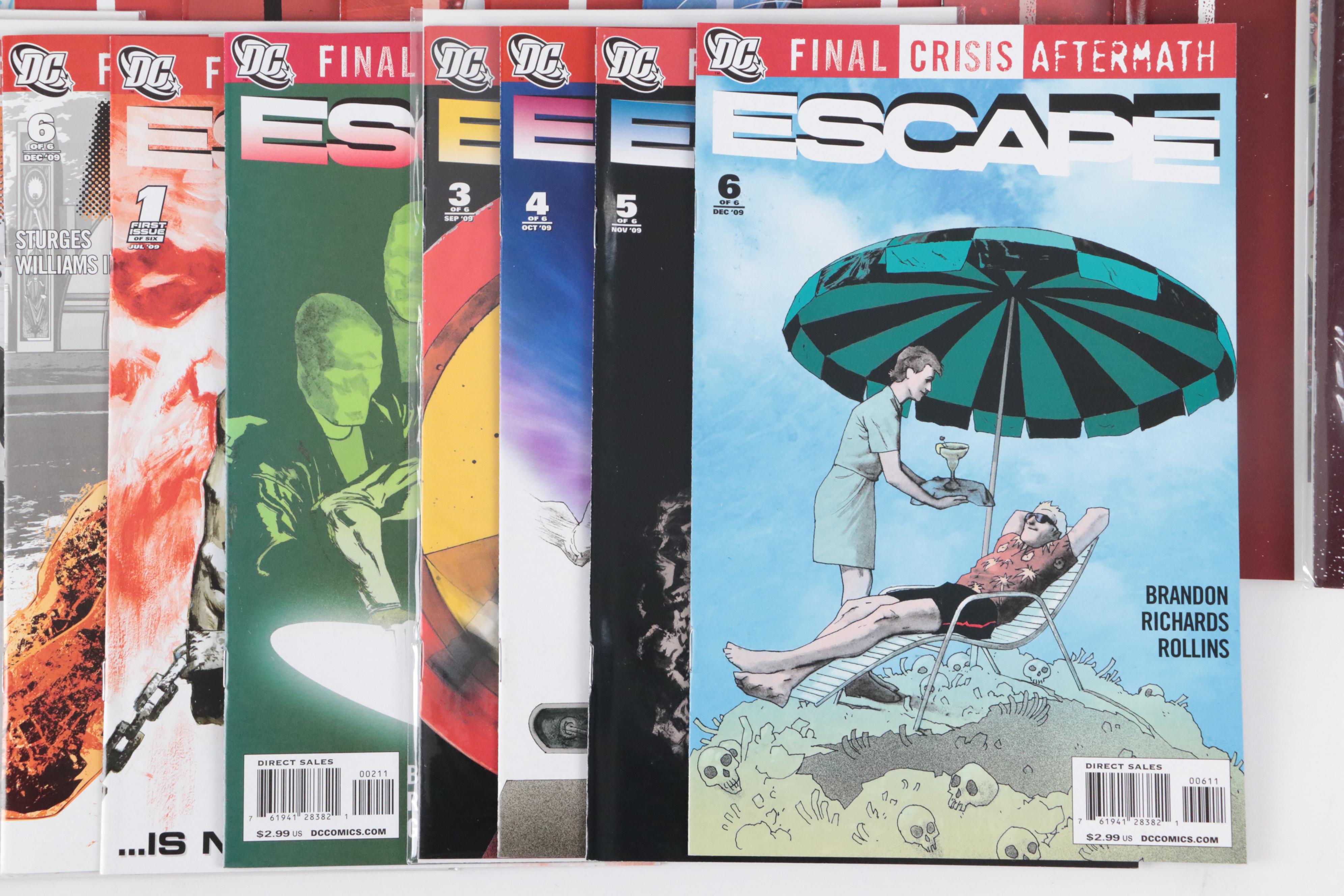 Modern Age Comic Books Featuring "Final Crisis", "Run!", and "Escape"