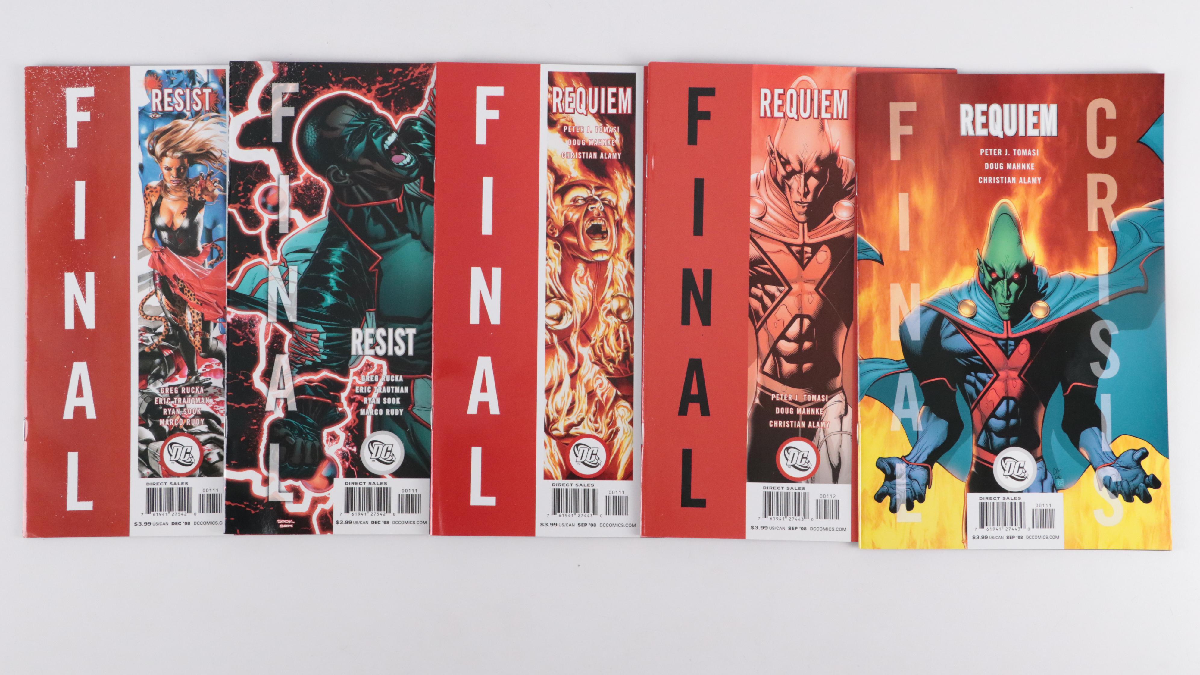 Modern Age Comic Books Featuring "Final Crisis", "Run!", and "Escape"
