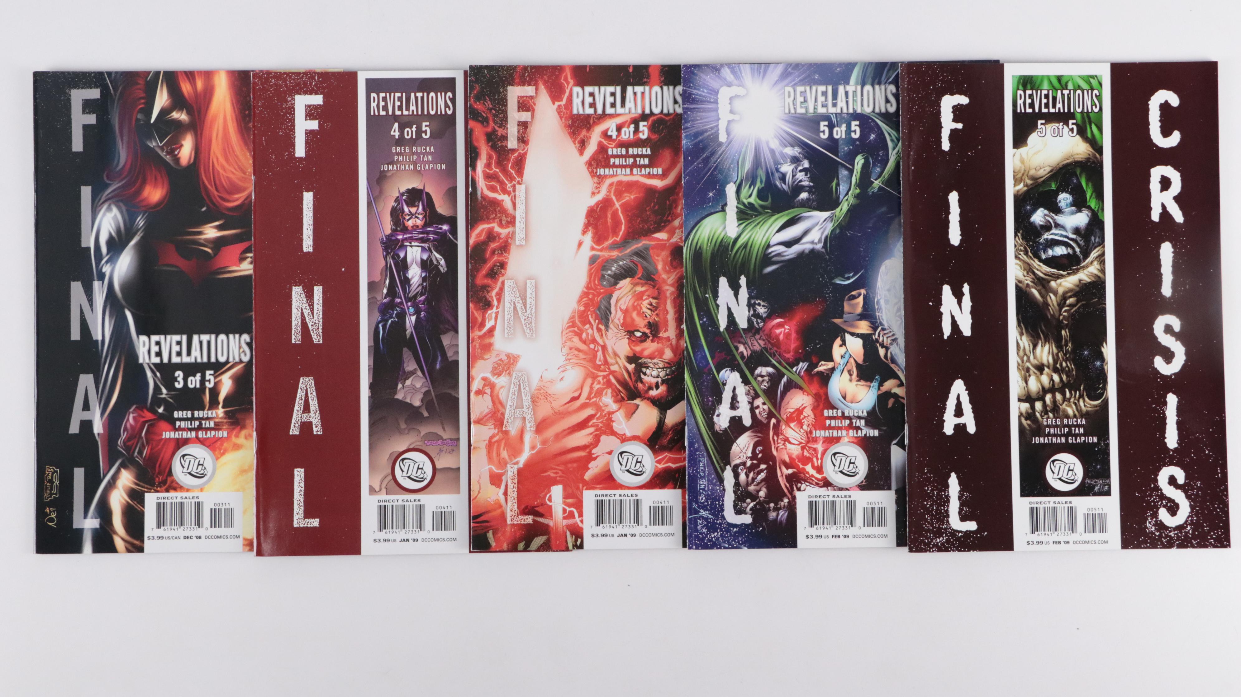 Modern Age Comic Books Featuring "Final Crisis", "Run!", and "Escape"