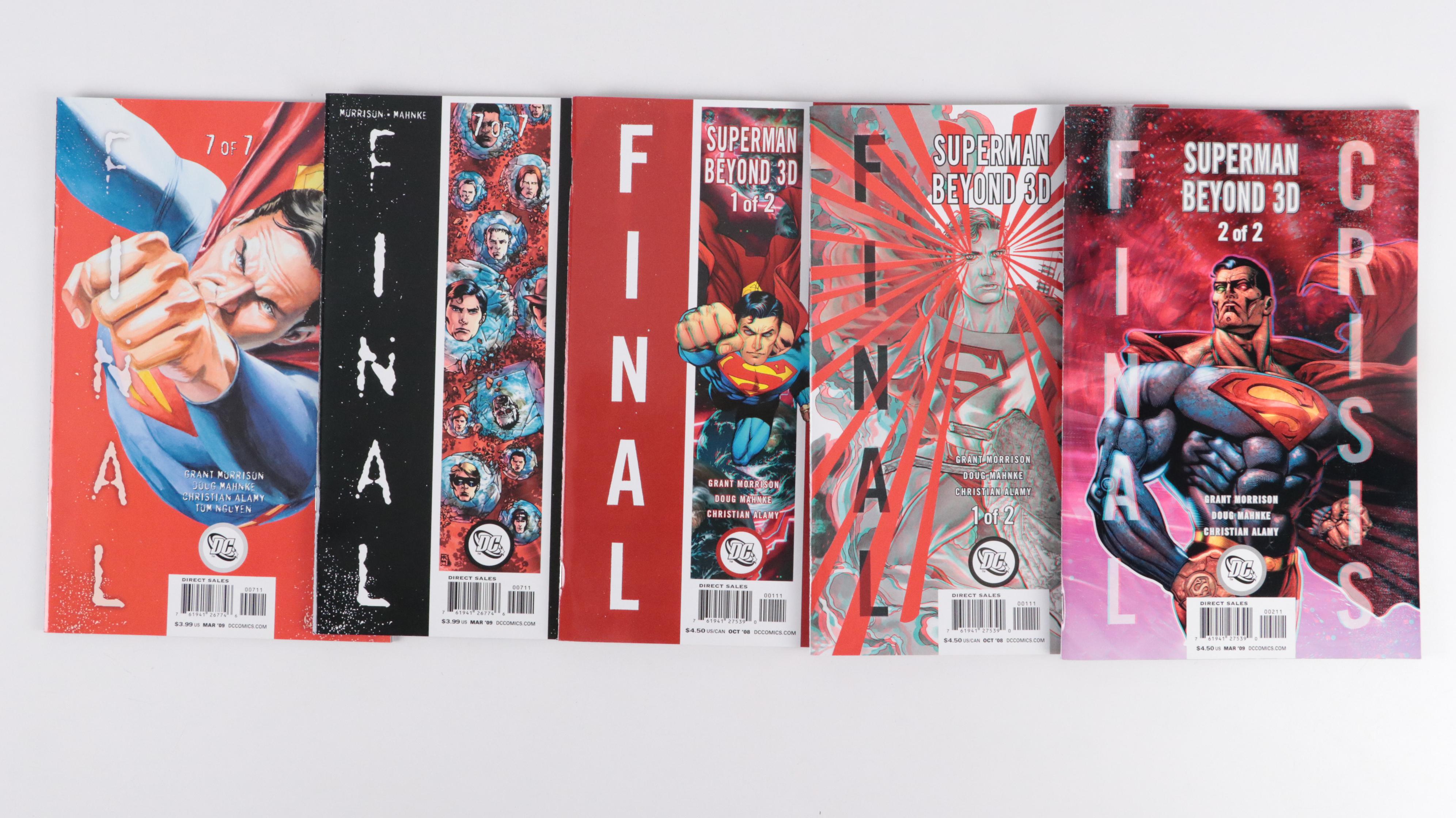Modern Age Comic Books Featuring "Final Crisis", "Run!", and "Escape"