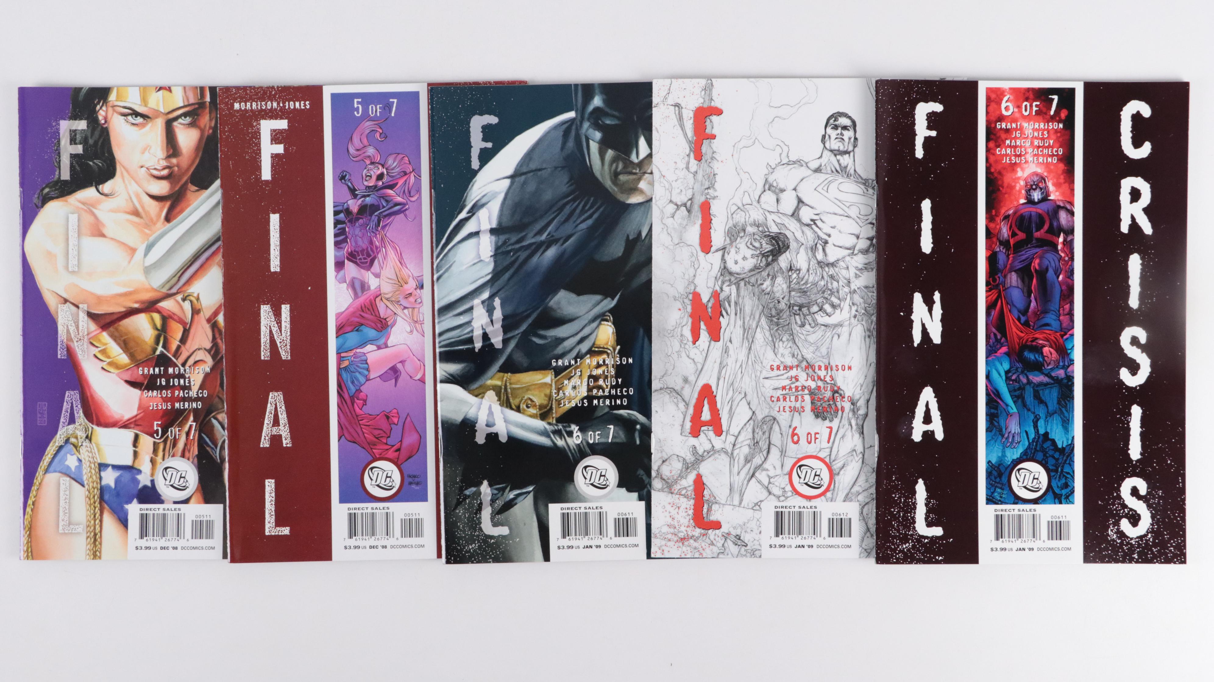 Modern Age Comic Books Featuring "Final Crisis", "Run!", and "Escape"