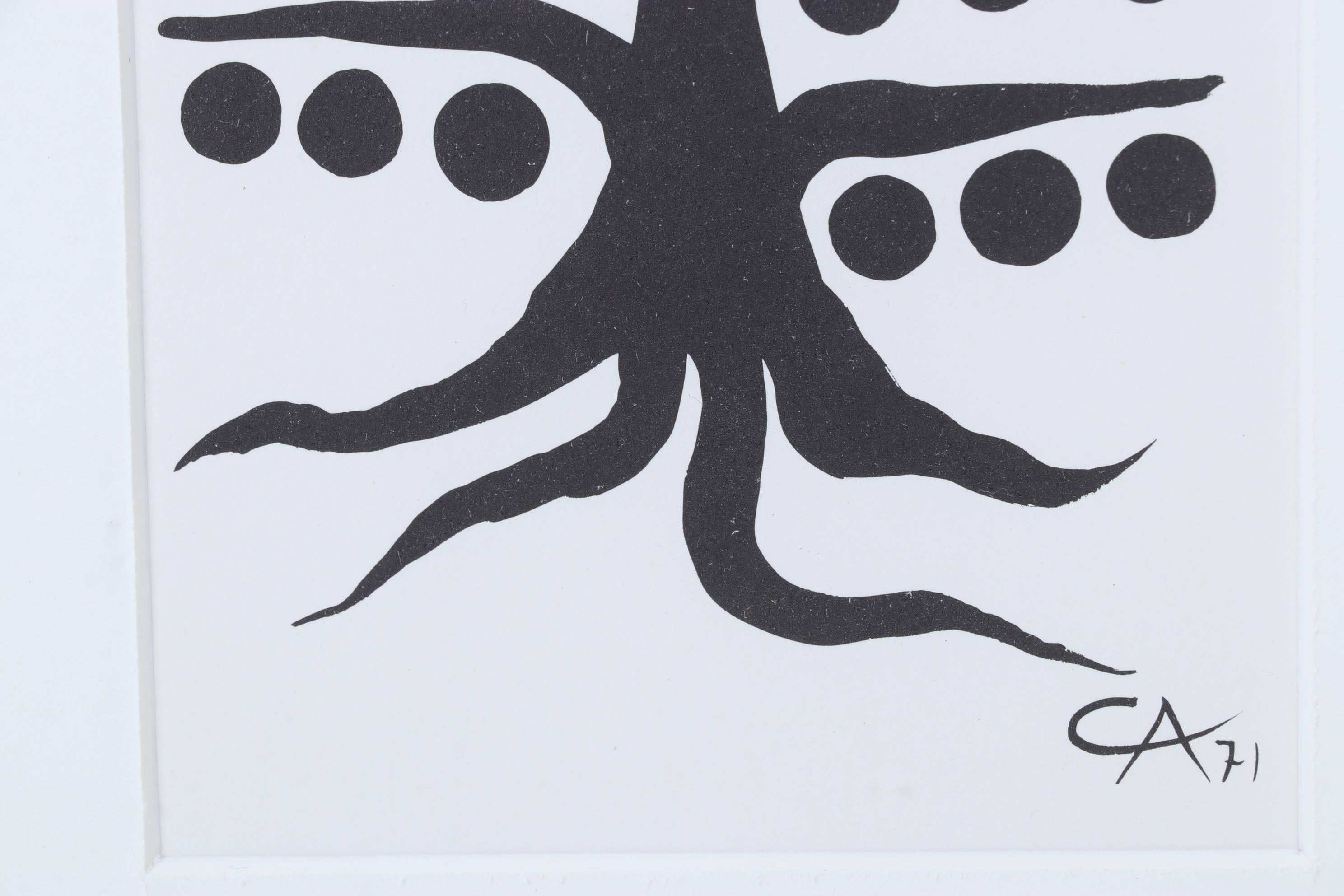 Alexander Calder Lithograph for "Derrière le Miroir," 1971