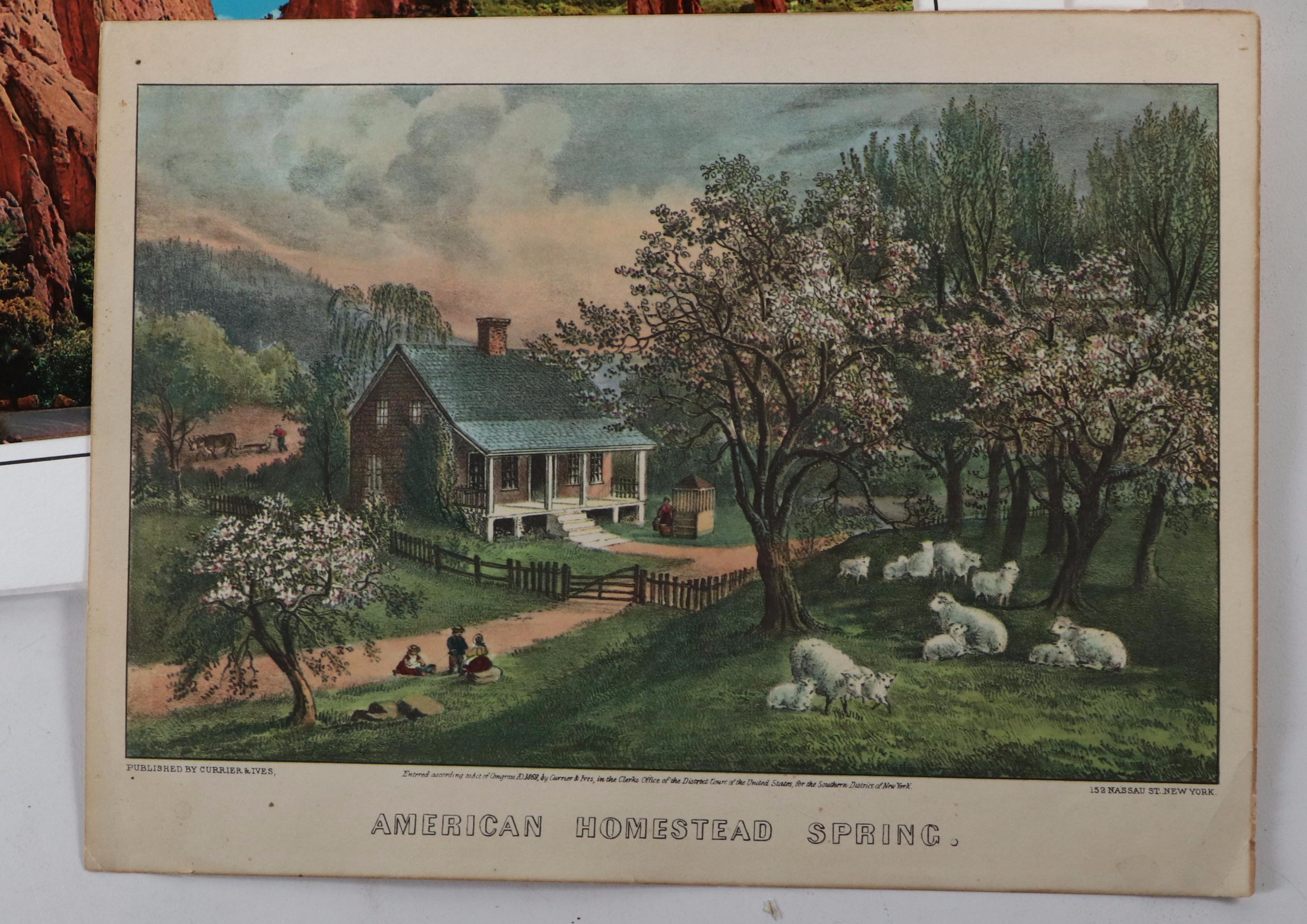 "Grit" Newspaper Lithograph Prints, Public Sale Advertisement and More