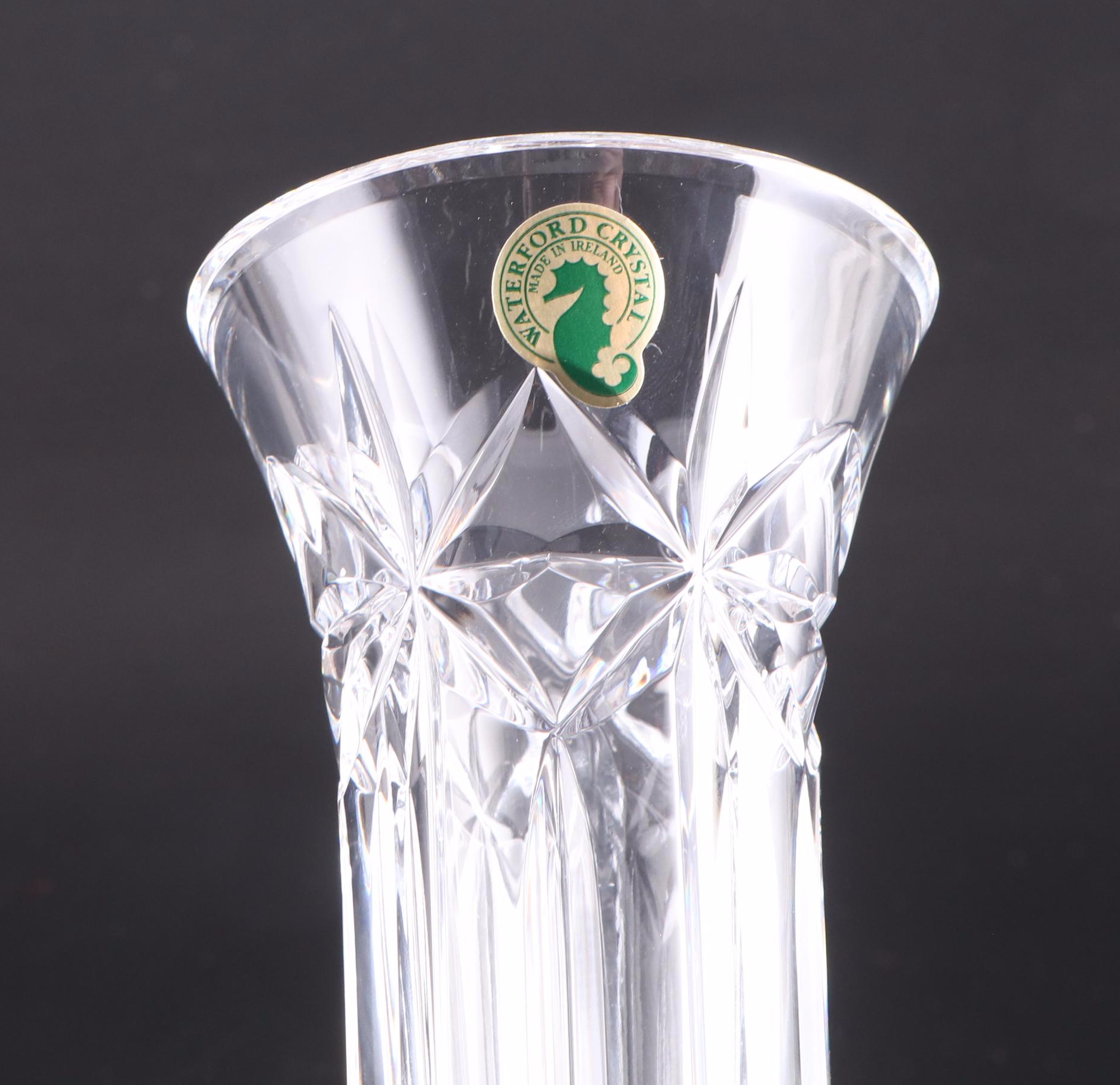 Waterford "Starburst" Vase with Other Waterford Crystal Table Accessories