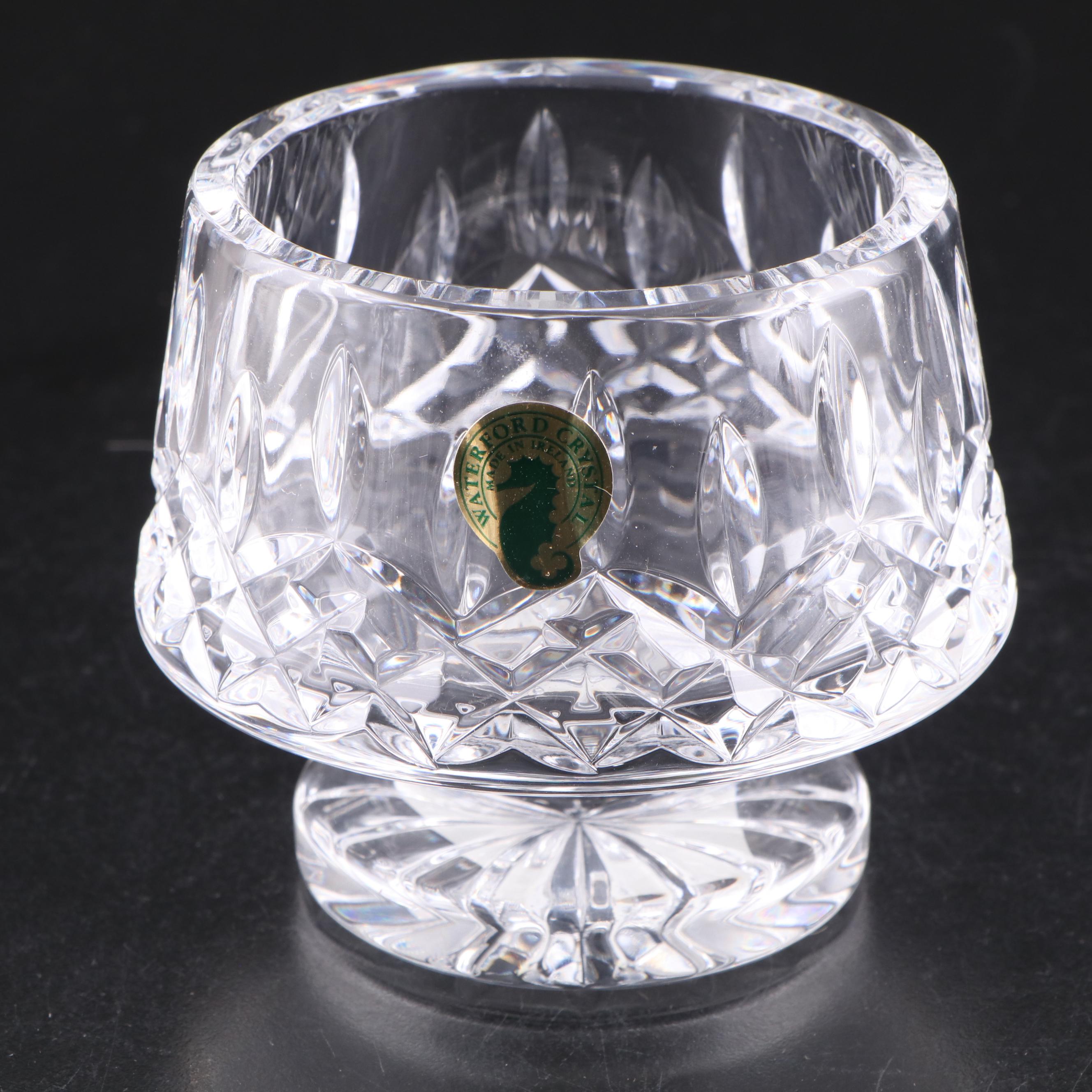 Waterford "Starburst" Vase with Other Waterford Crystal Table Accessories