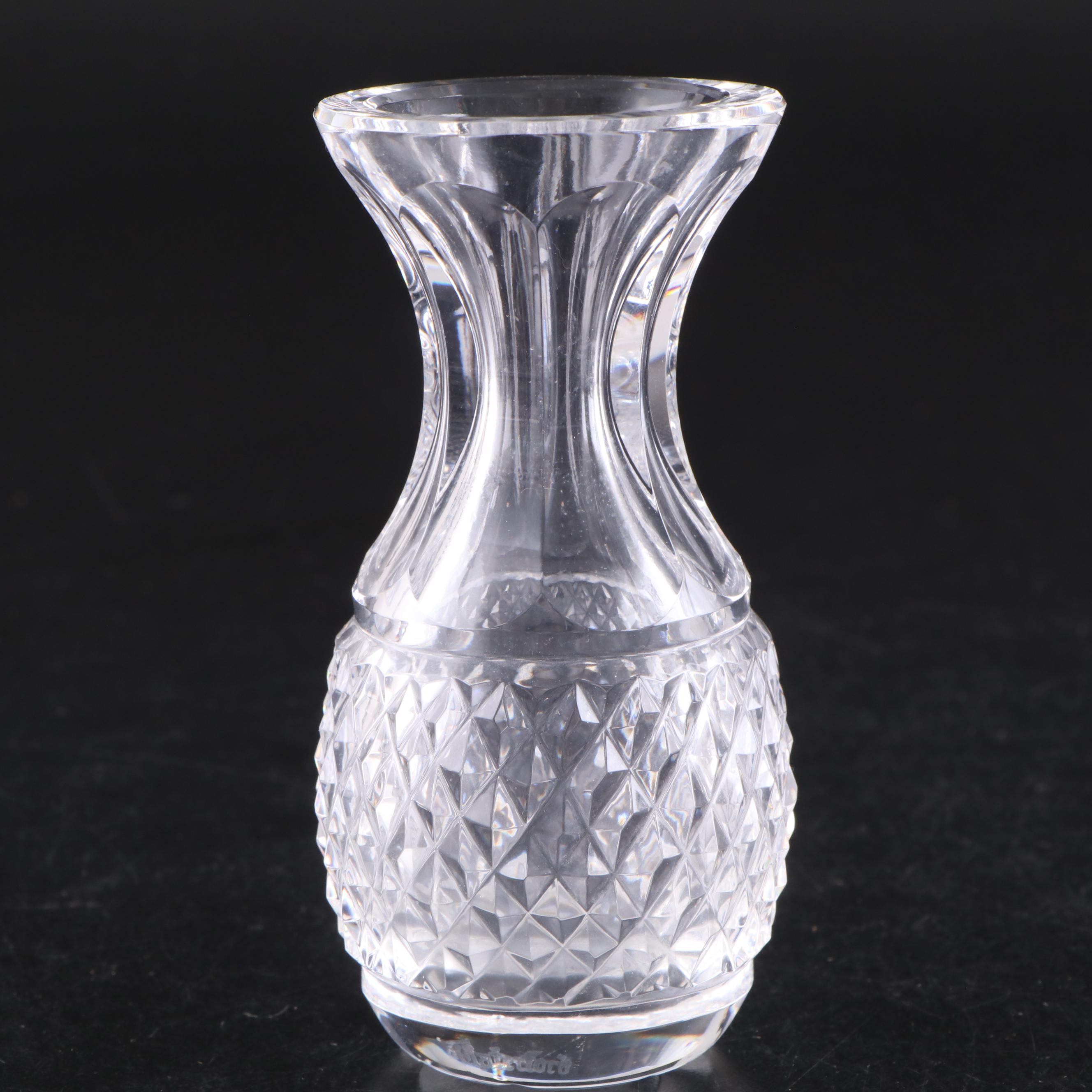 Waterford "Starburst" Vase with Other Waterford Crystal Table Accessories