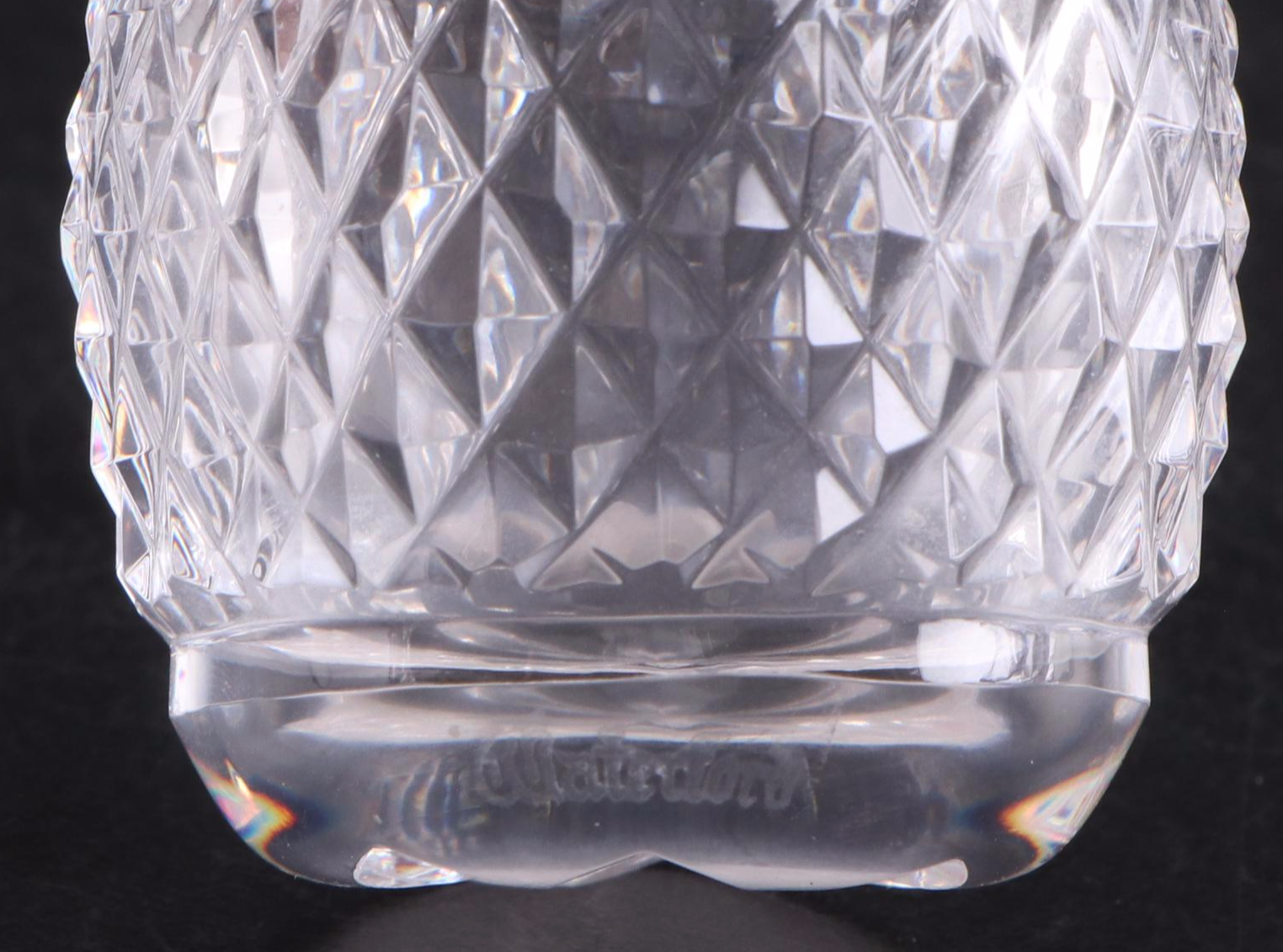 Waterford "Starburst" Vase with Other Waterford Crystal Table Accessories