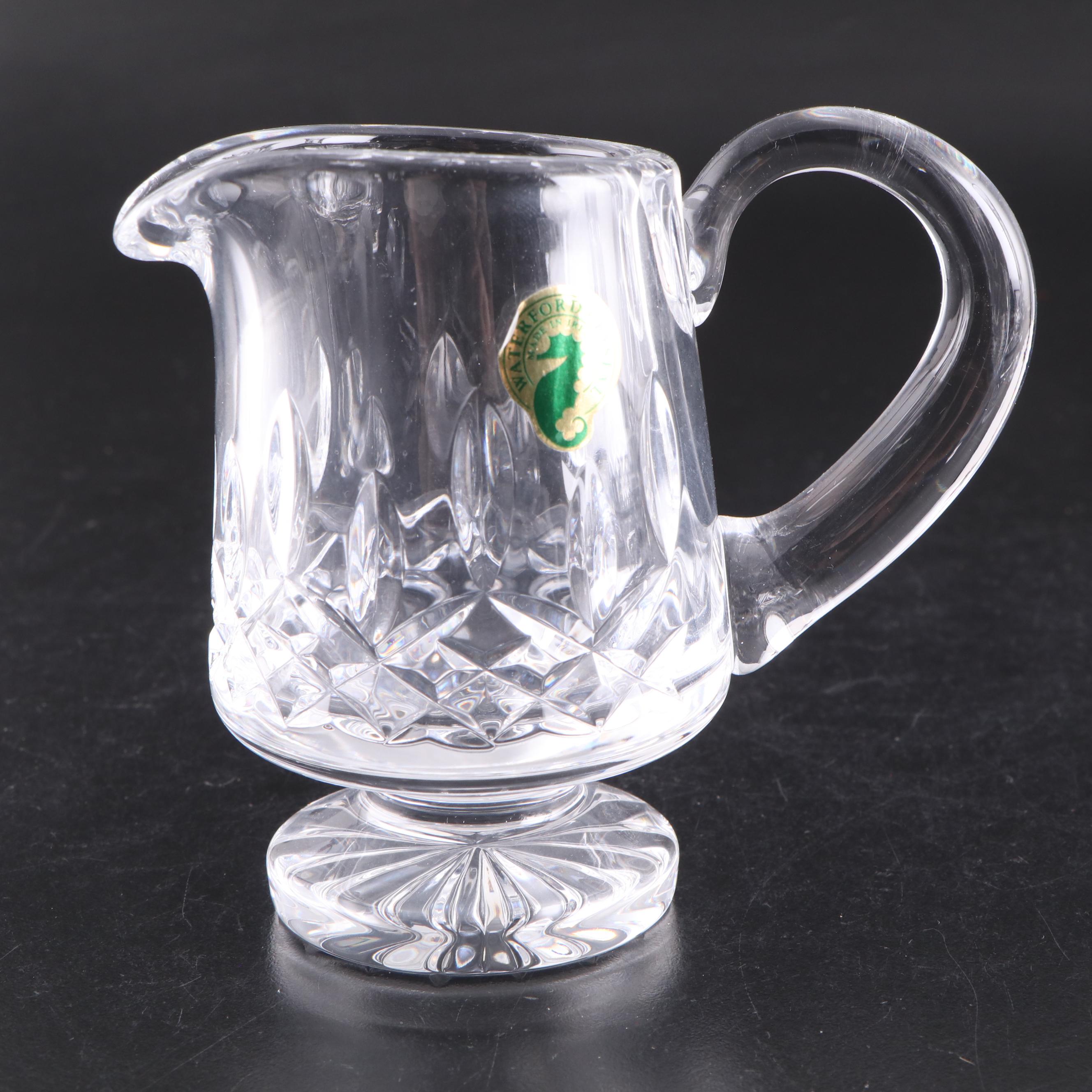 Waterford "Starburst" Vase with Other Waterford Crystal Table Accessories