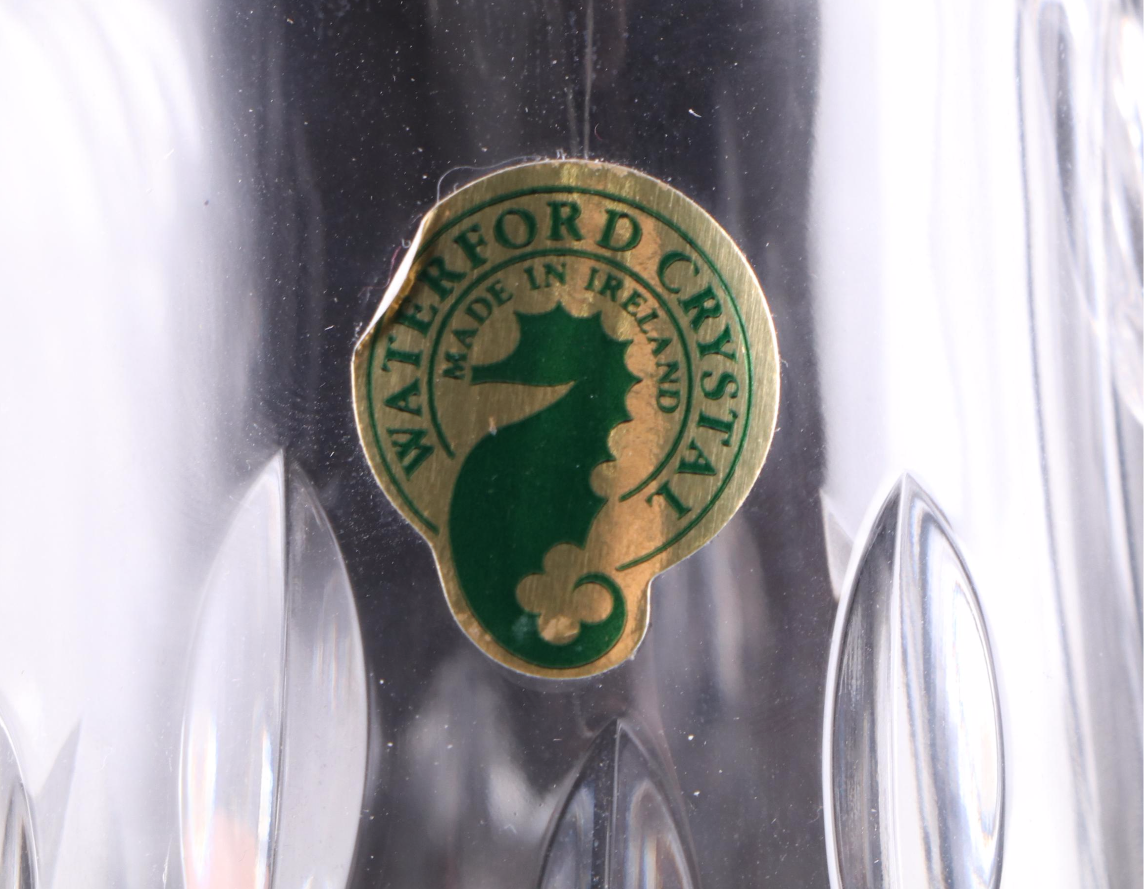 Waterford "Starburst" Vase with Other Waterford Crystal Table Accessories