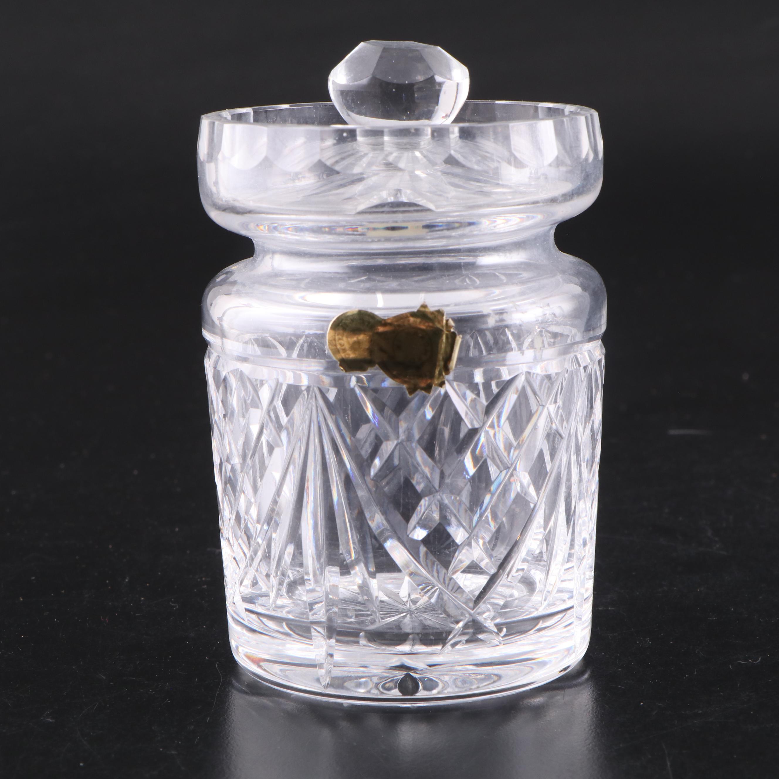 Waterford "Starburst" Vase with Other Waterford Crystal Table Accessories