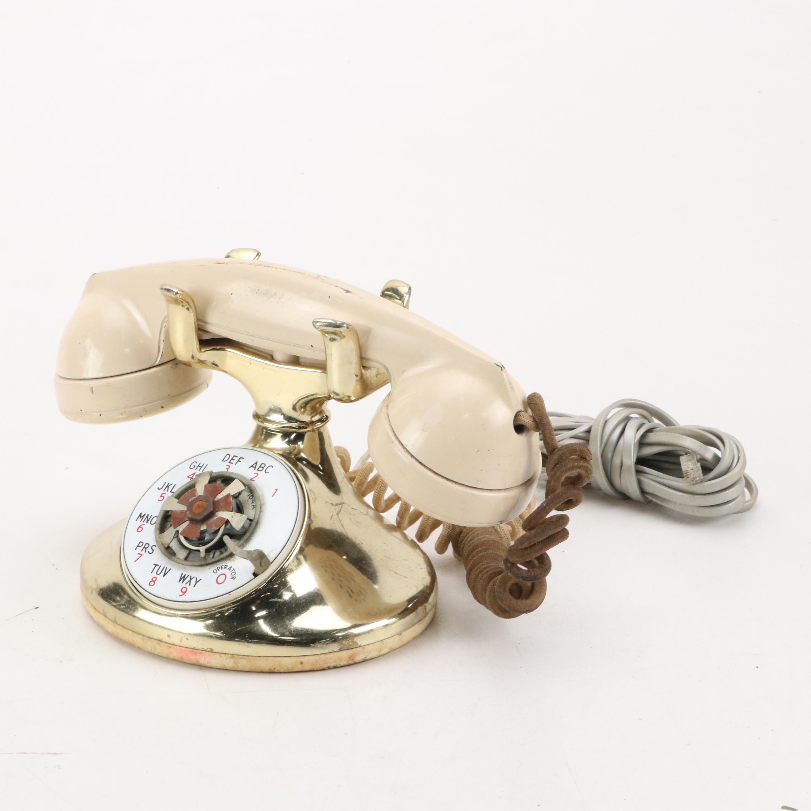 Western Electric Rotary Telephone & Stromburg-Carlson Type-333 Handsets, Vintage