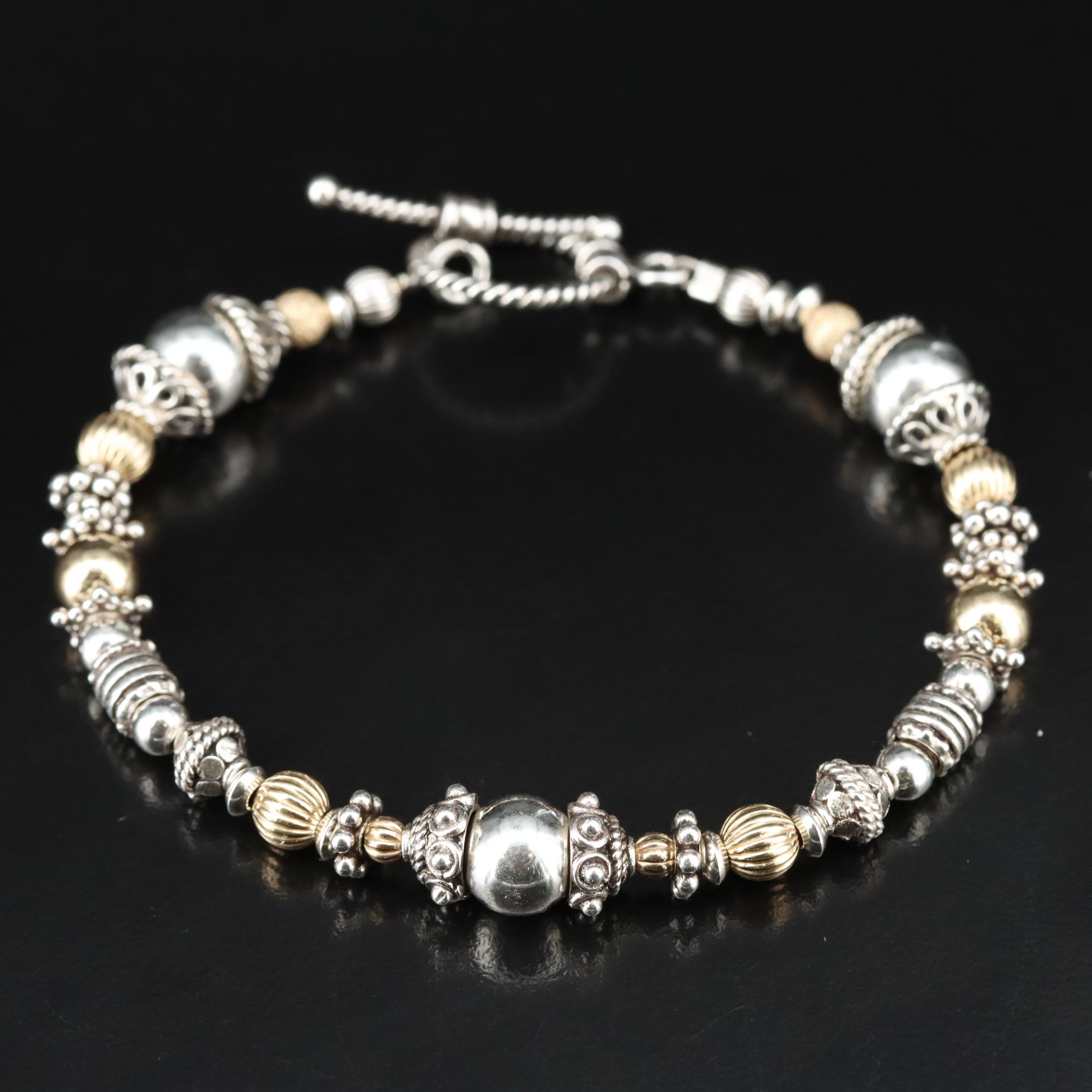 Sterling Bead Bracelet