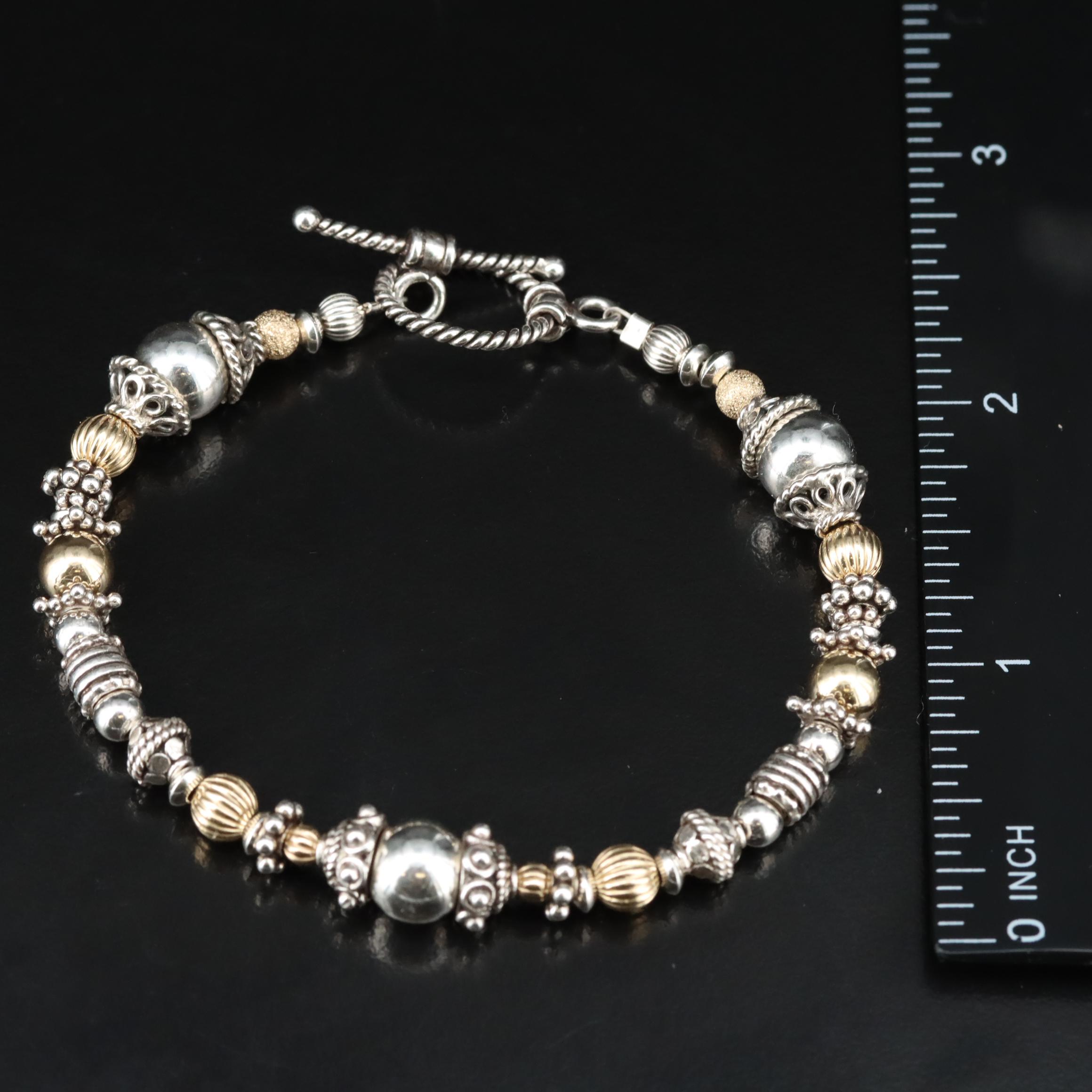 Sterling Bead Bracelet
