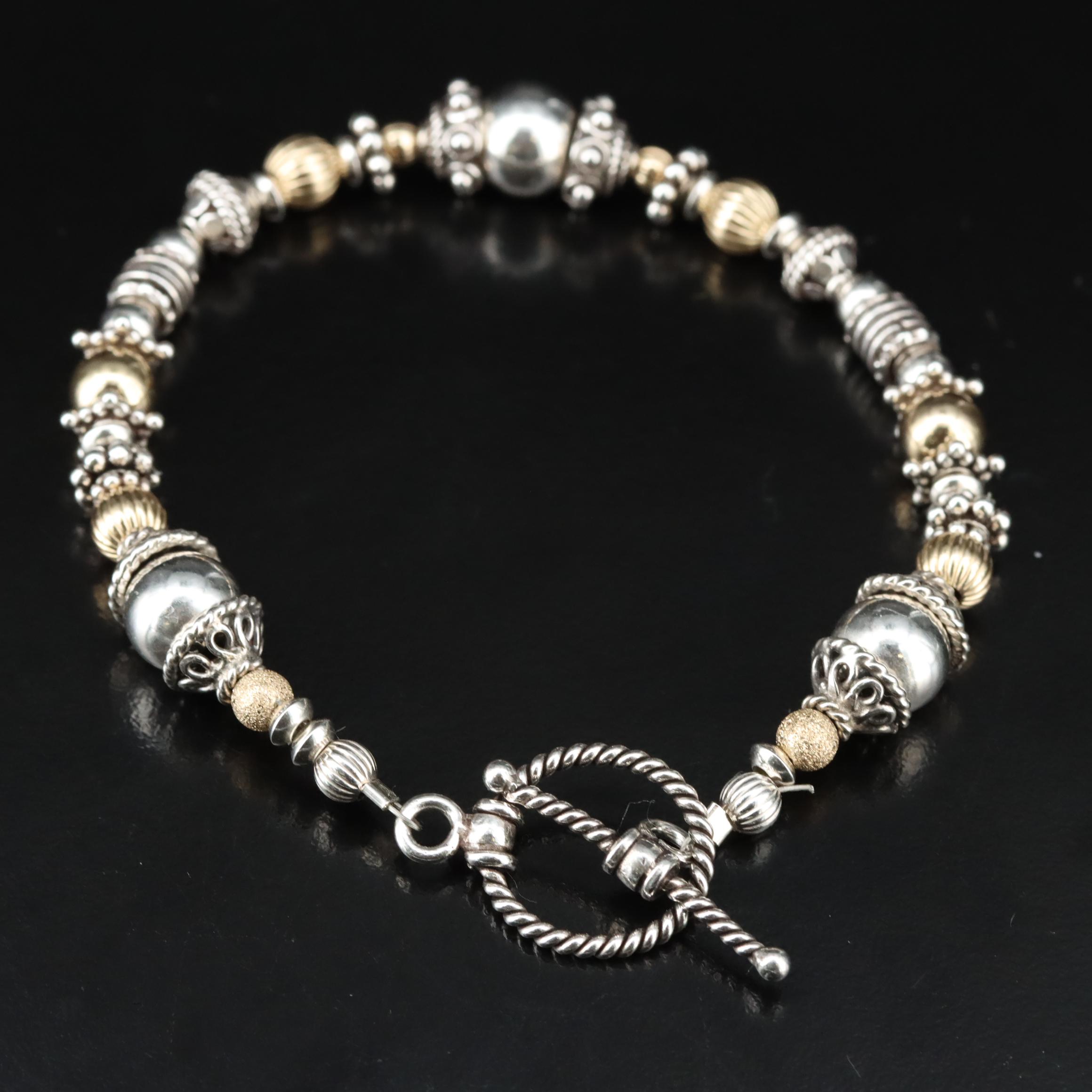 Sterling Bead Bracelet