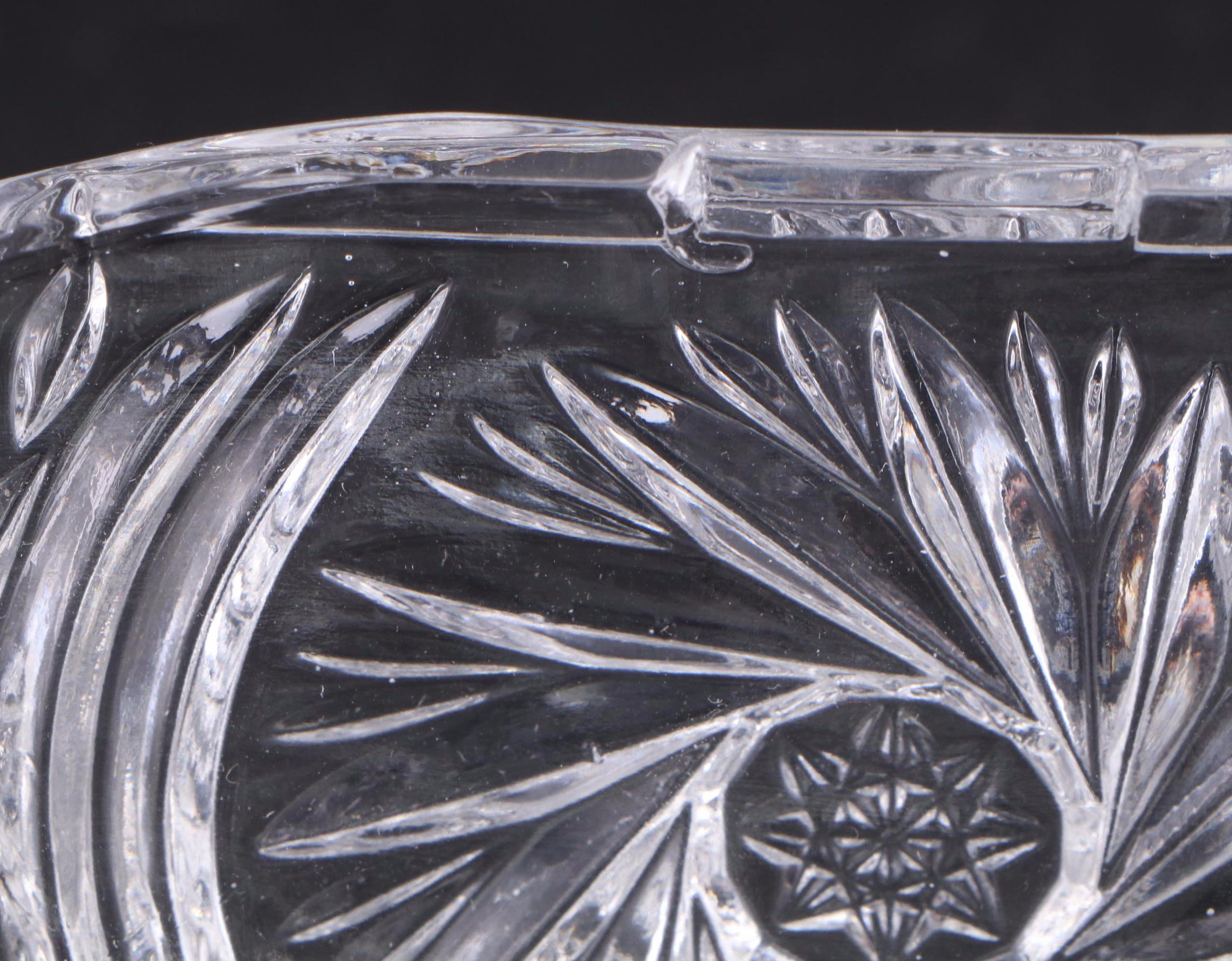 Federal Glass "Windsor" Glass Serving Bowl with Other Servewarre