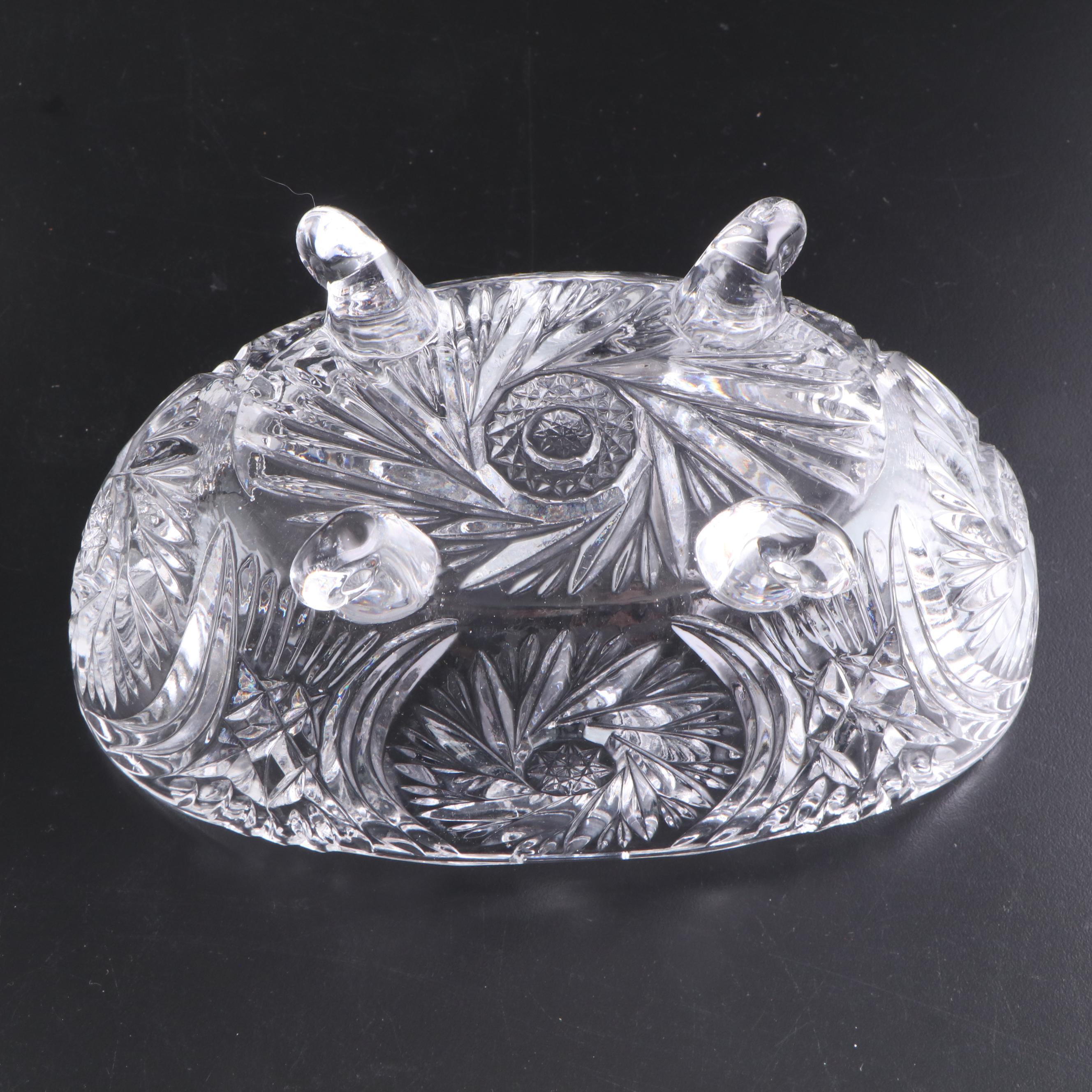 Federal Glass "Windsor" Glass Serving Bowl with Other Servewarre