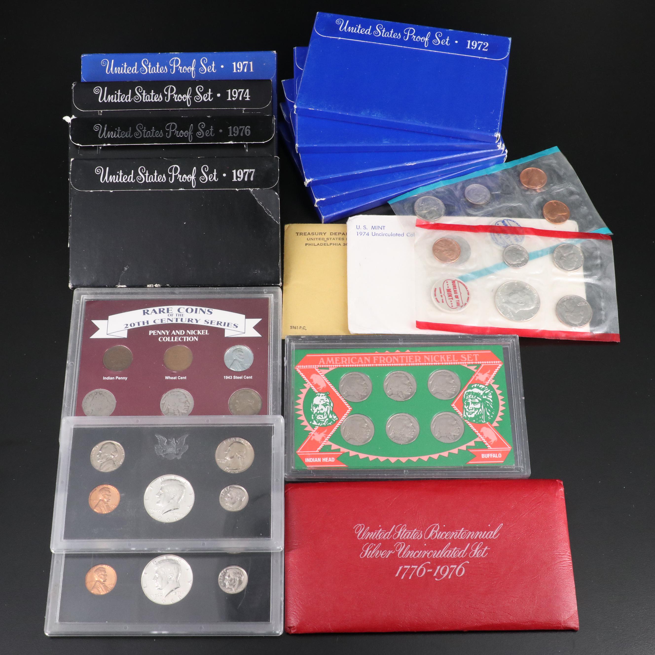 Seventeen U.S. Coin Sets, Including Silver