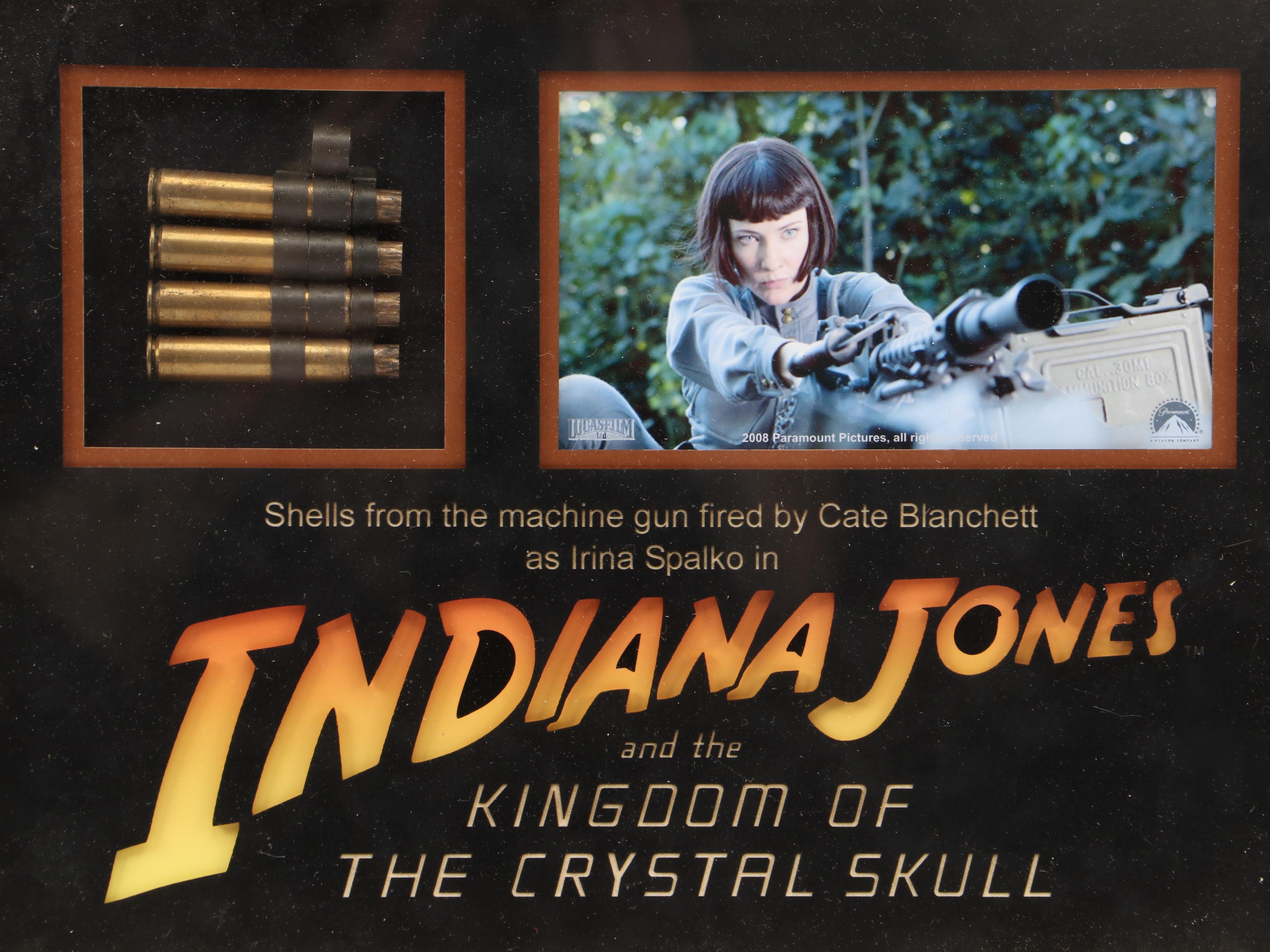Machine Gun Shells from "Indiana Jones" Movie Production in Frame with COA