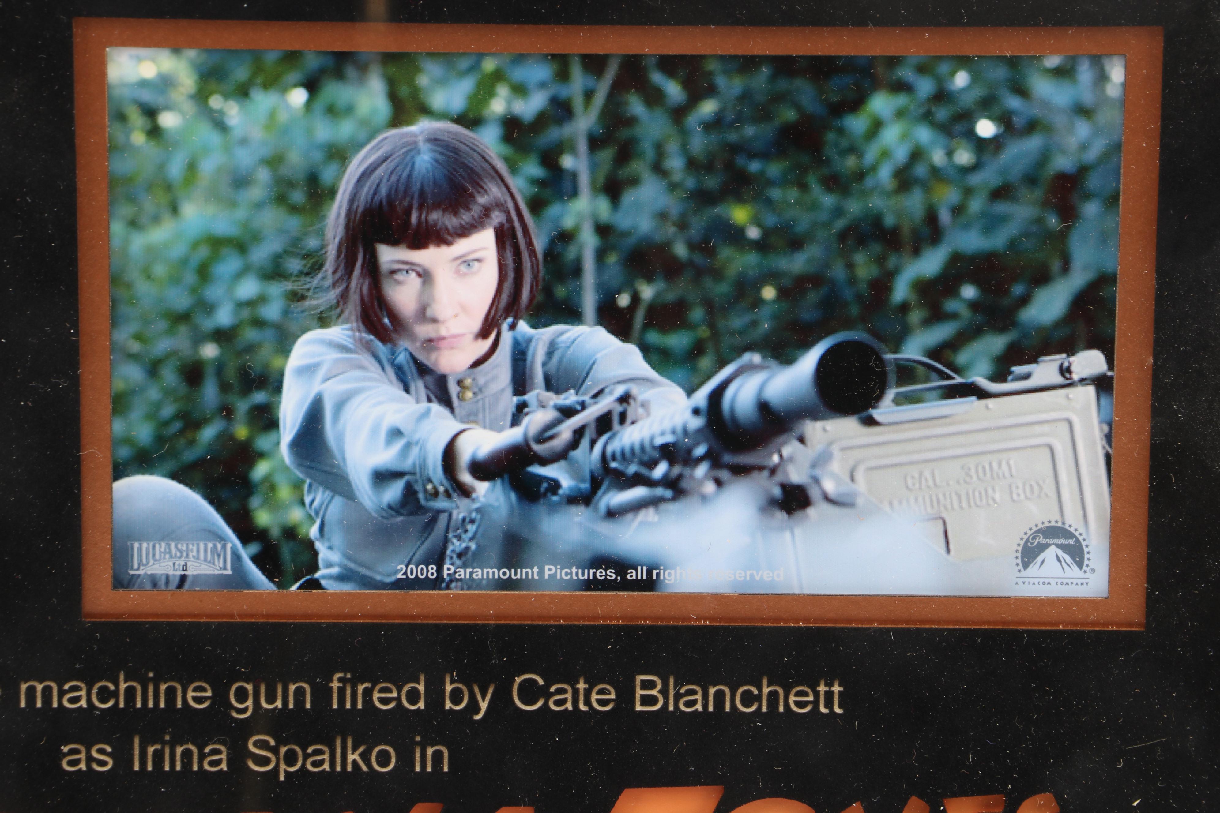 Machine Gun Shells from "Indiana Jones" Movie Production in Frame with COA