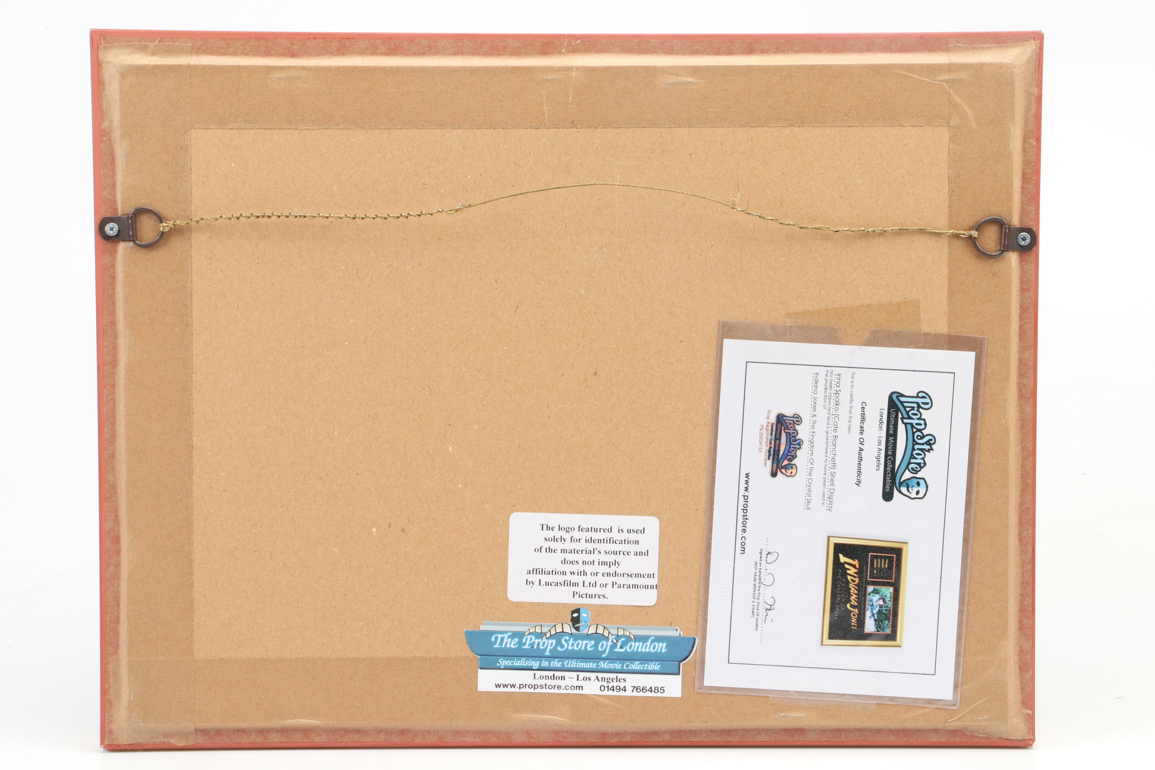 Machine Gun Shells from "Indiana Jones" Movie Production in Frame with COA