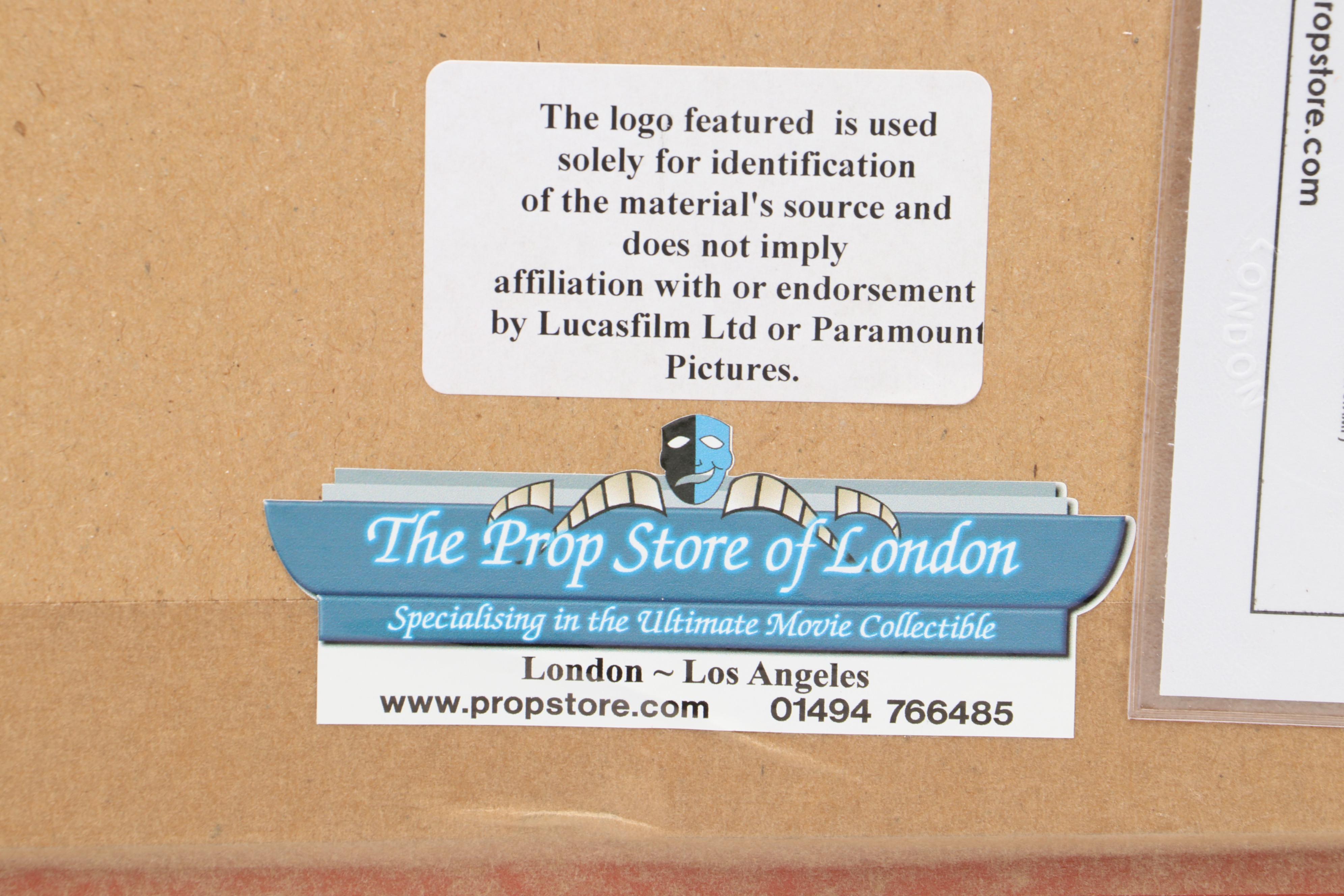 Machine Gun Shells from "Indiana Jones" Movie Production in Frame with COA