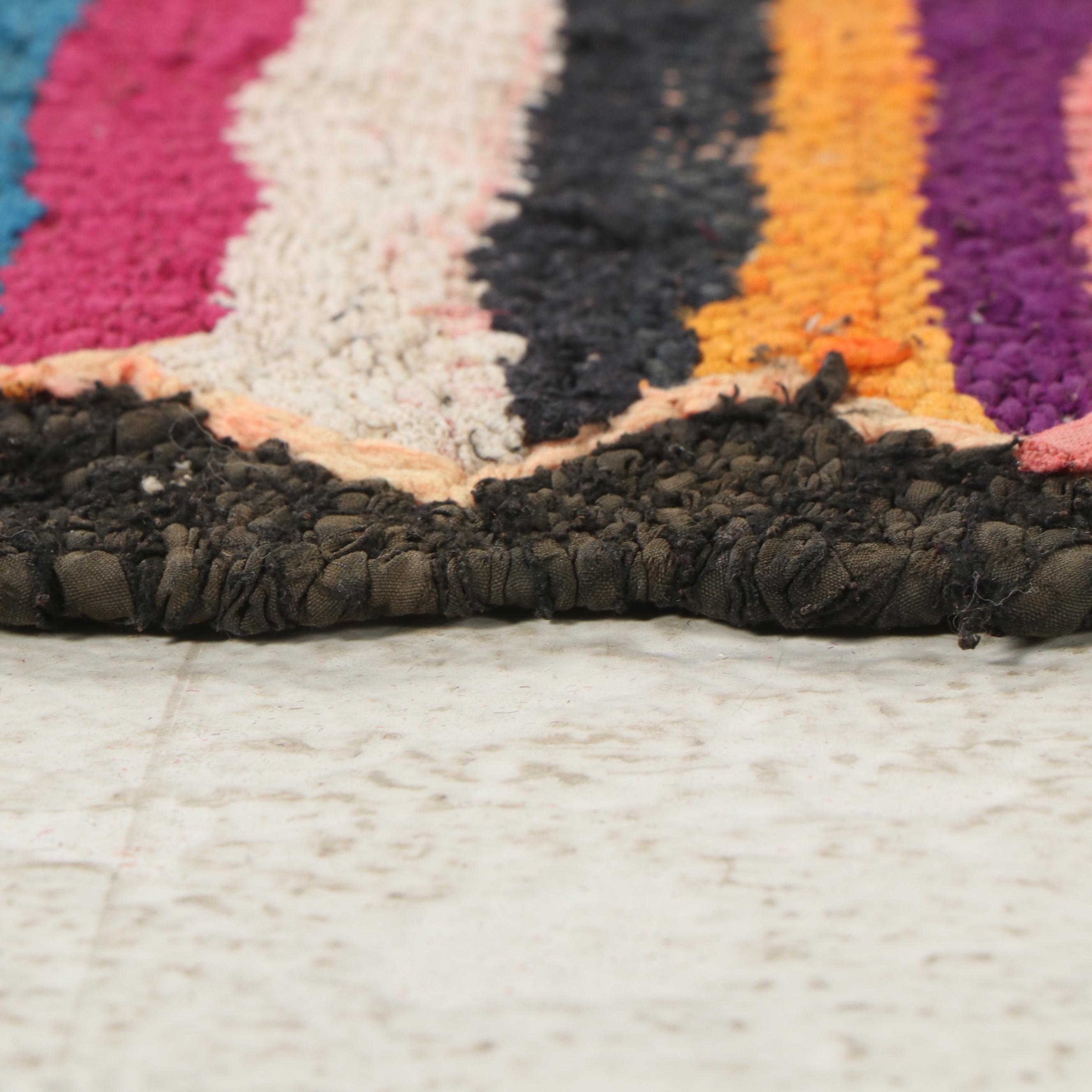 4'6 x 9'9 Handwoven Moroccan Berber Area Rug