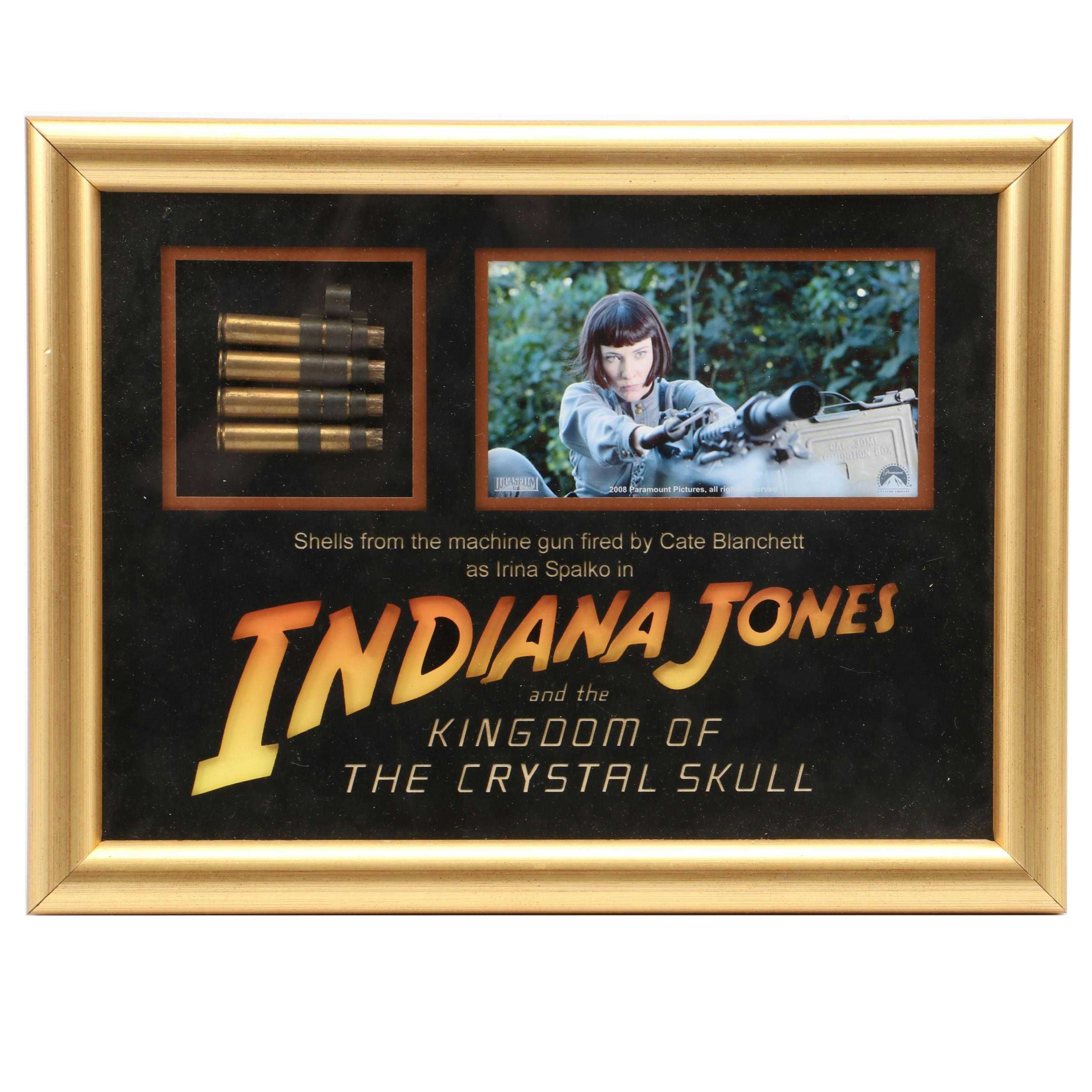 Machine Gun Shells from "Indiana Jones" Movie Production in Frame with COA