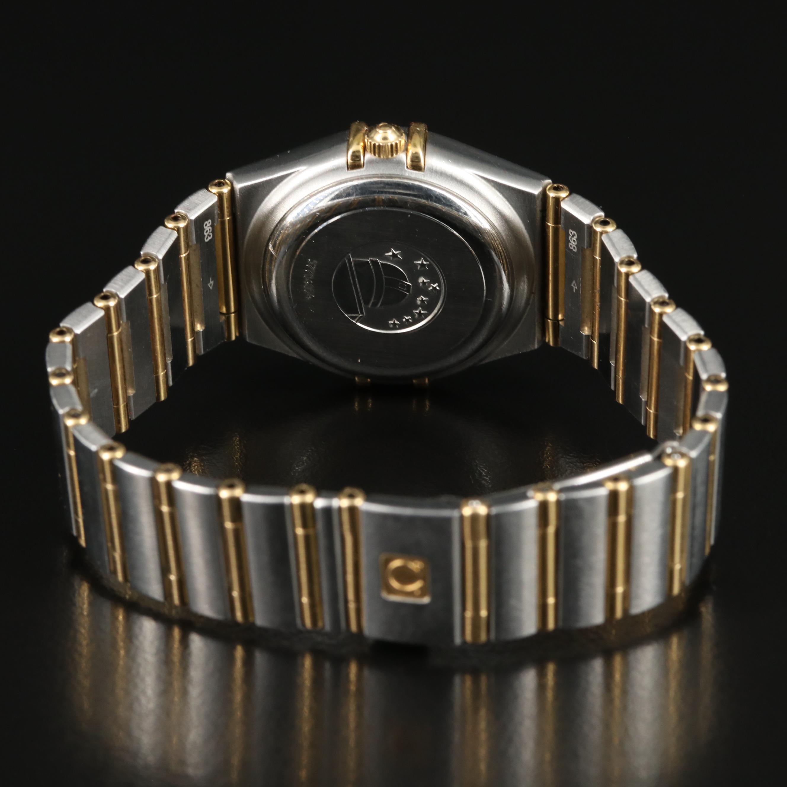 Omega Constellation Mother-of-Pearl, Diamond Dial and Bezel Watch