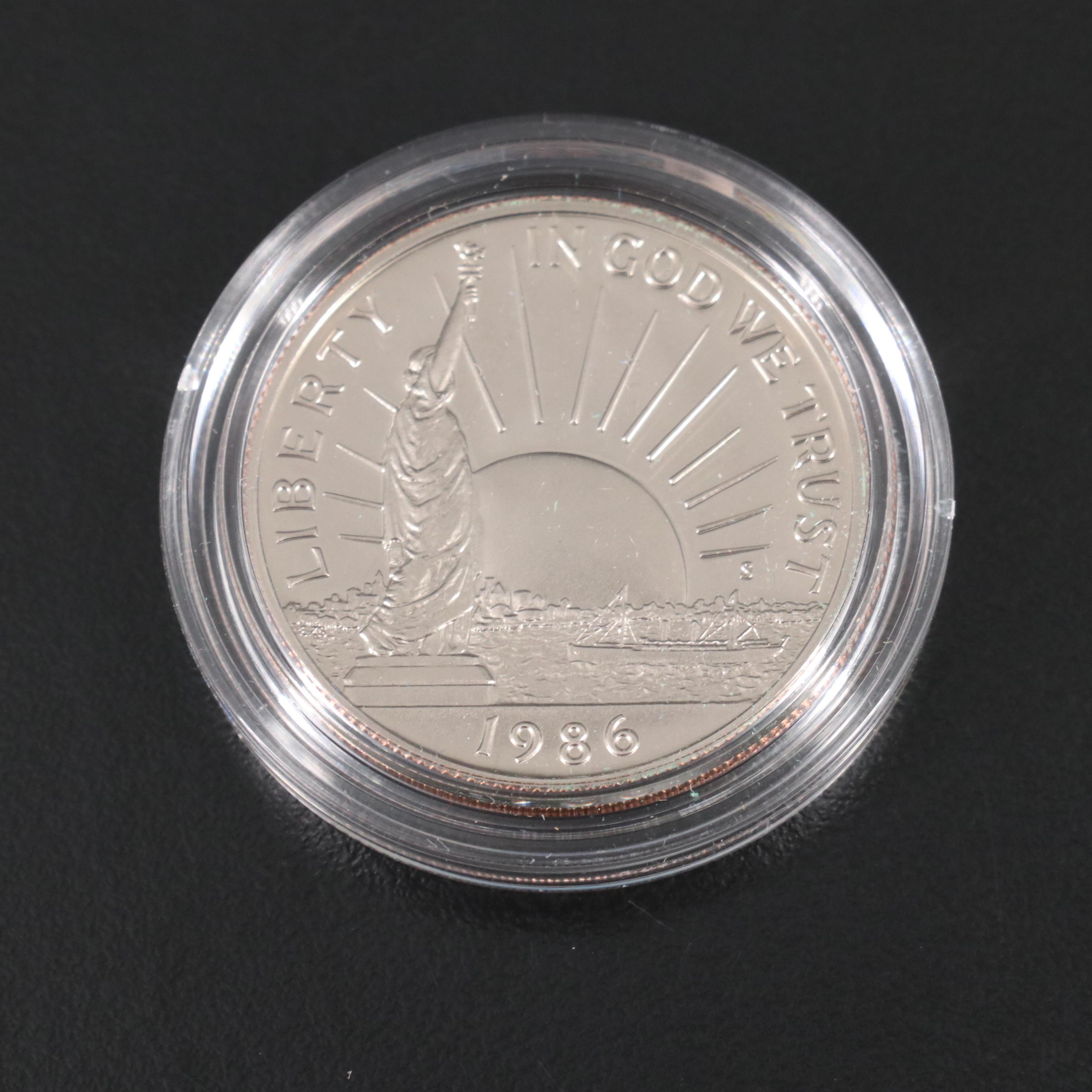 Assortment of Modern Commemorative Coins, Including Silver