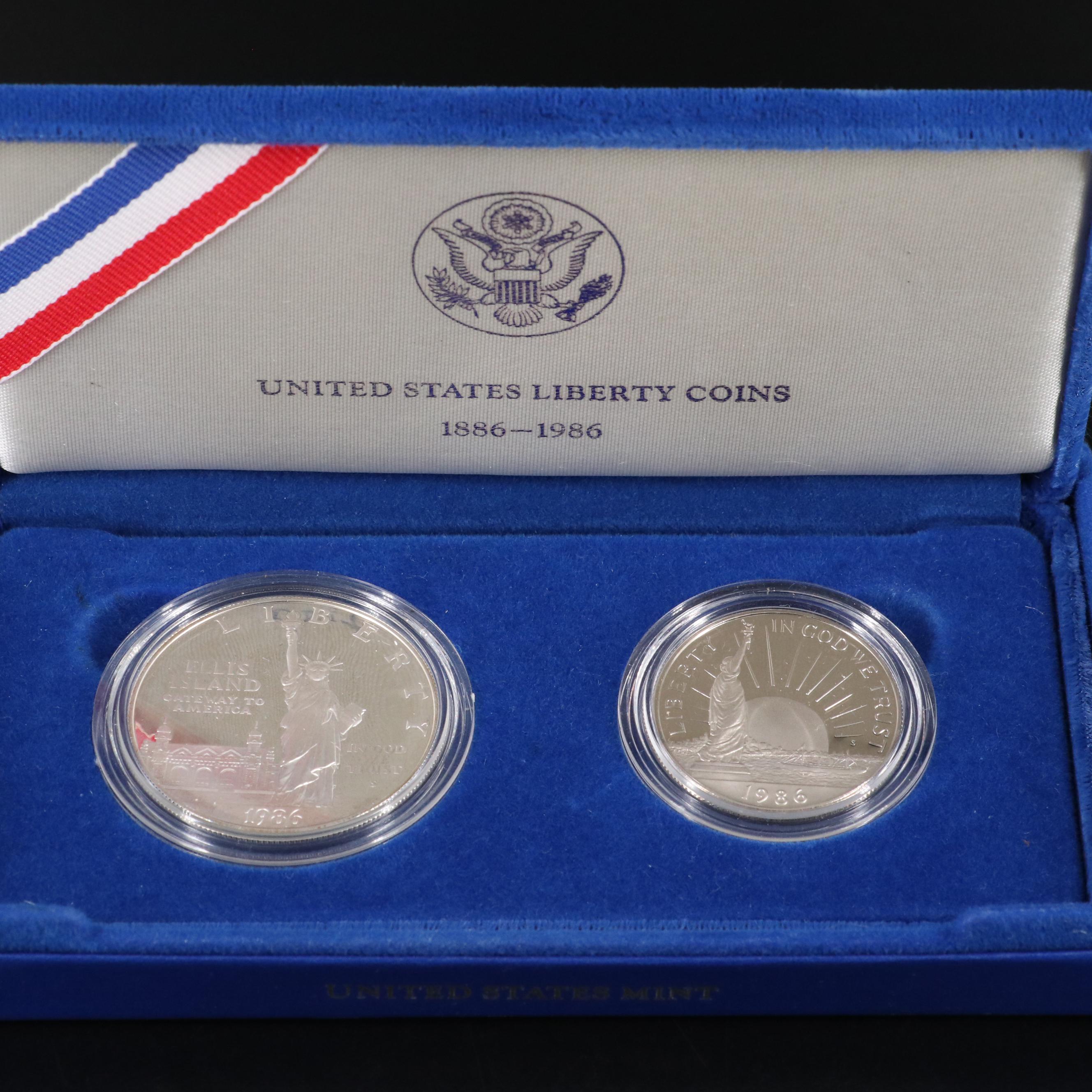 Assortment Of Modern Commemorative Coins, Including Silver | EBTH