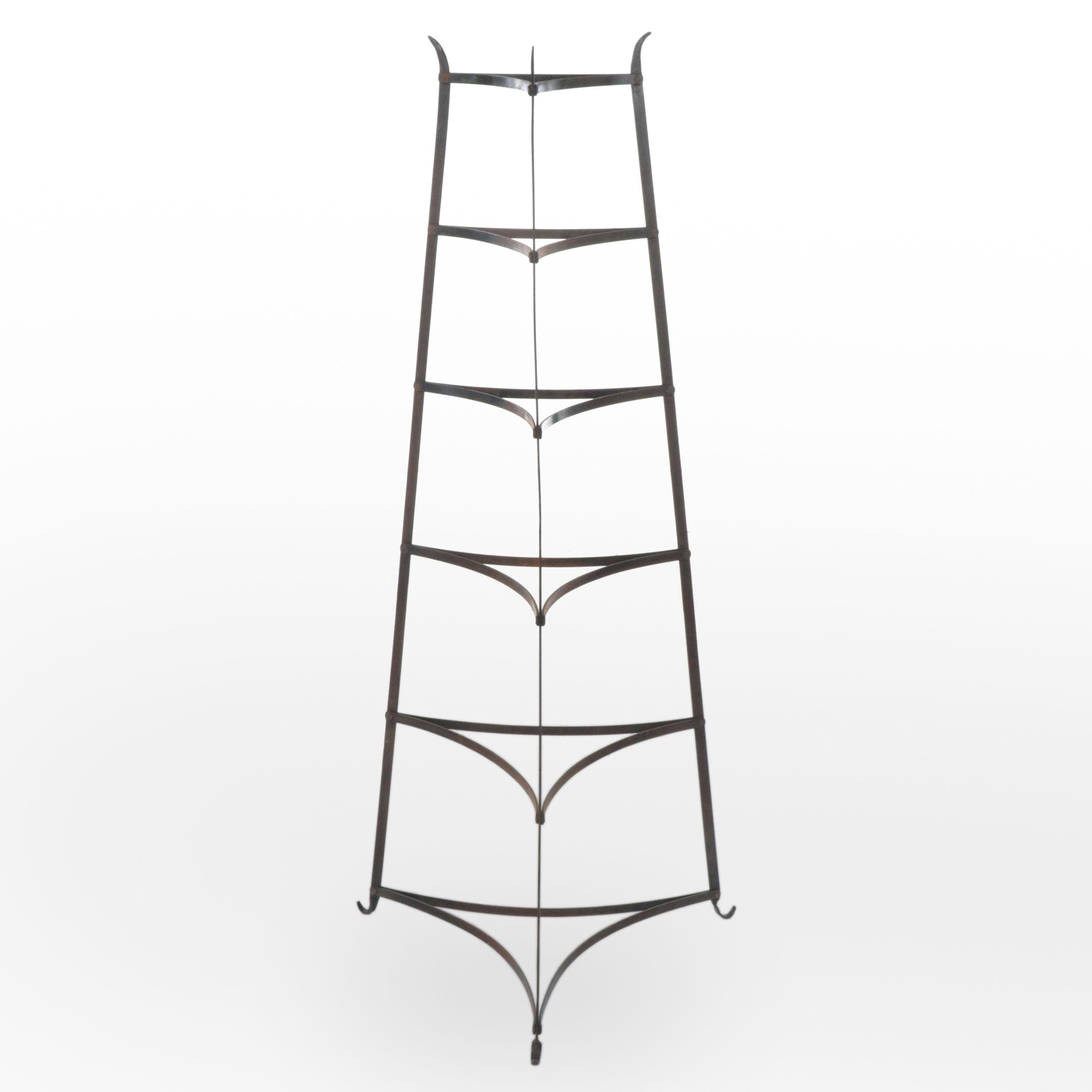 Wrought Iron Kitchen Cookware Stand Tower